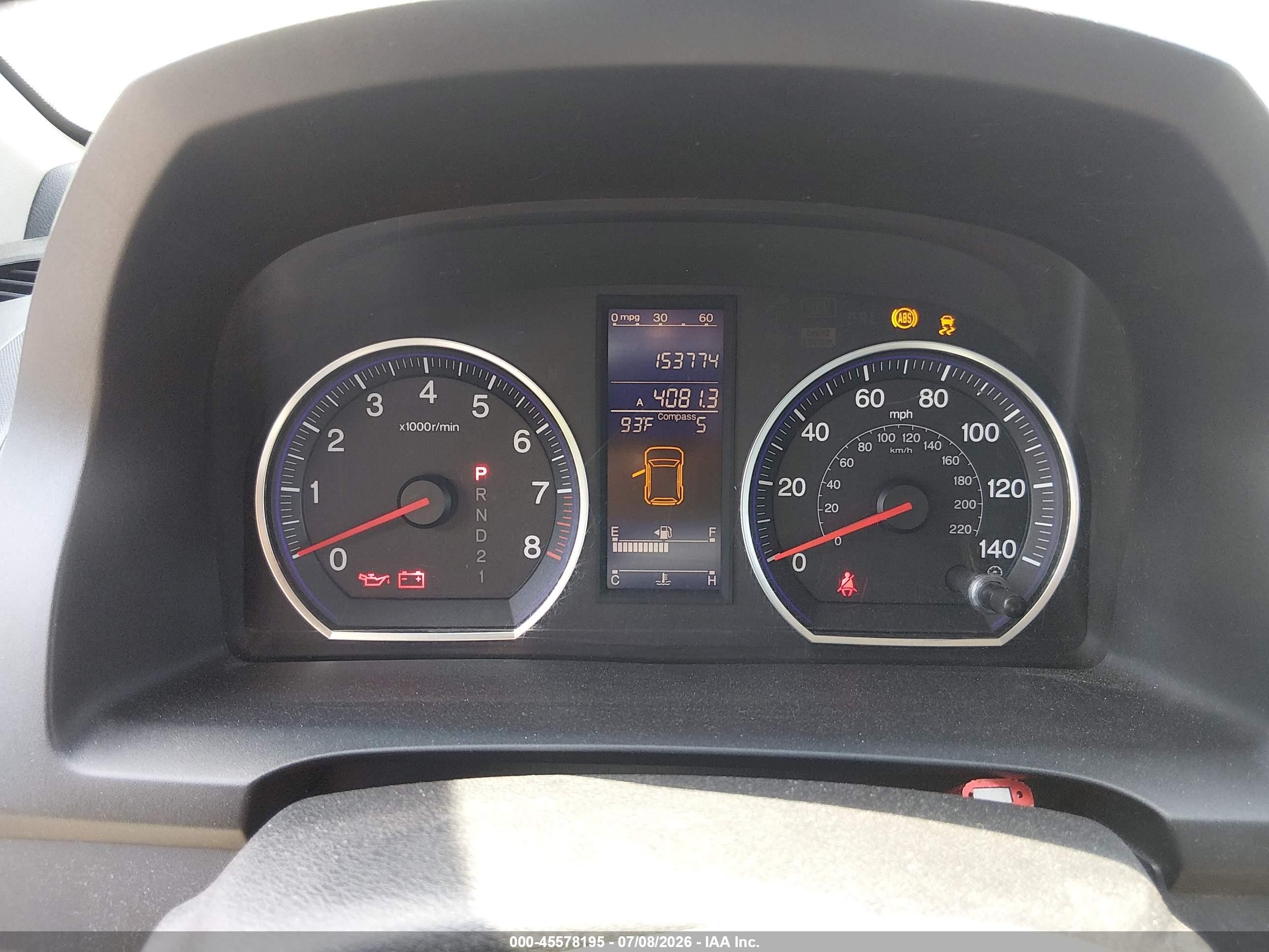 2010 Honda Cr-v Ex Red vin: JHLRE4H50AC011793