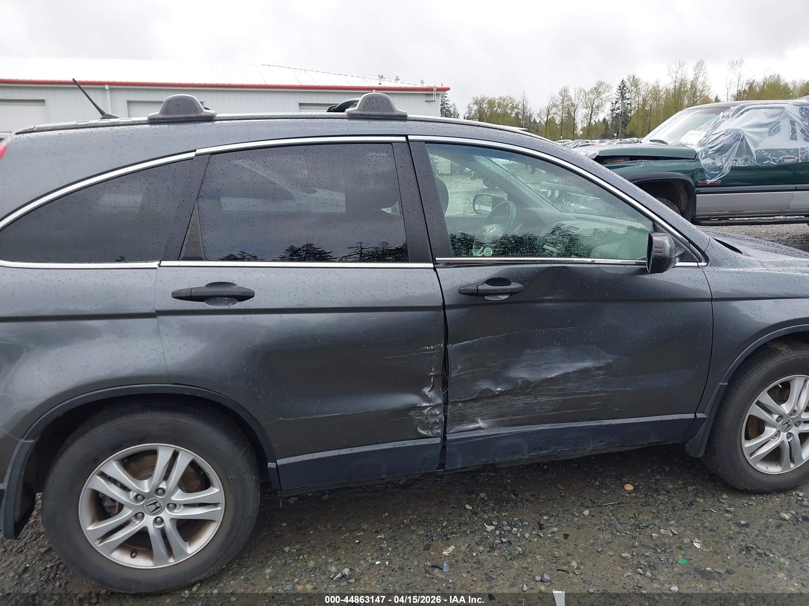 2010 Honda Cr-v Ex Gray vin: JHLRE4H51AC012497