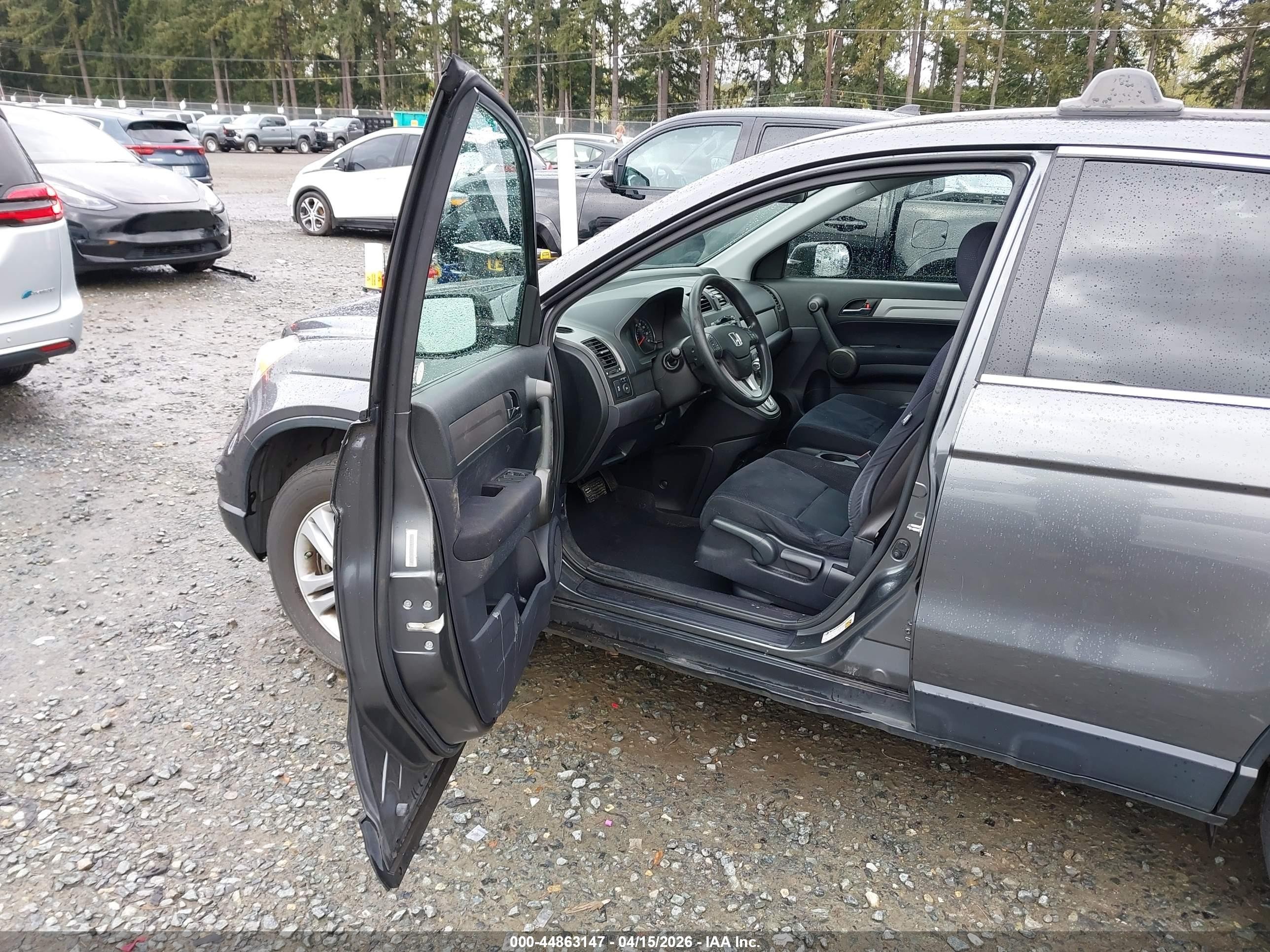 2010 Honda Cr-v Ex Gray vin: JHLRE4H51AC012497