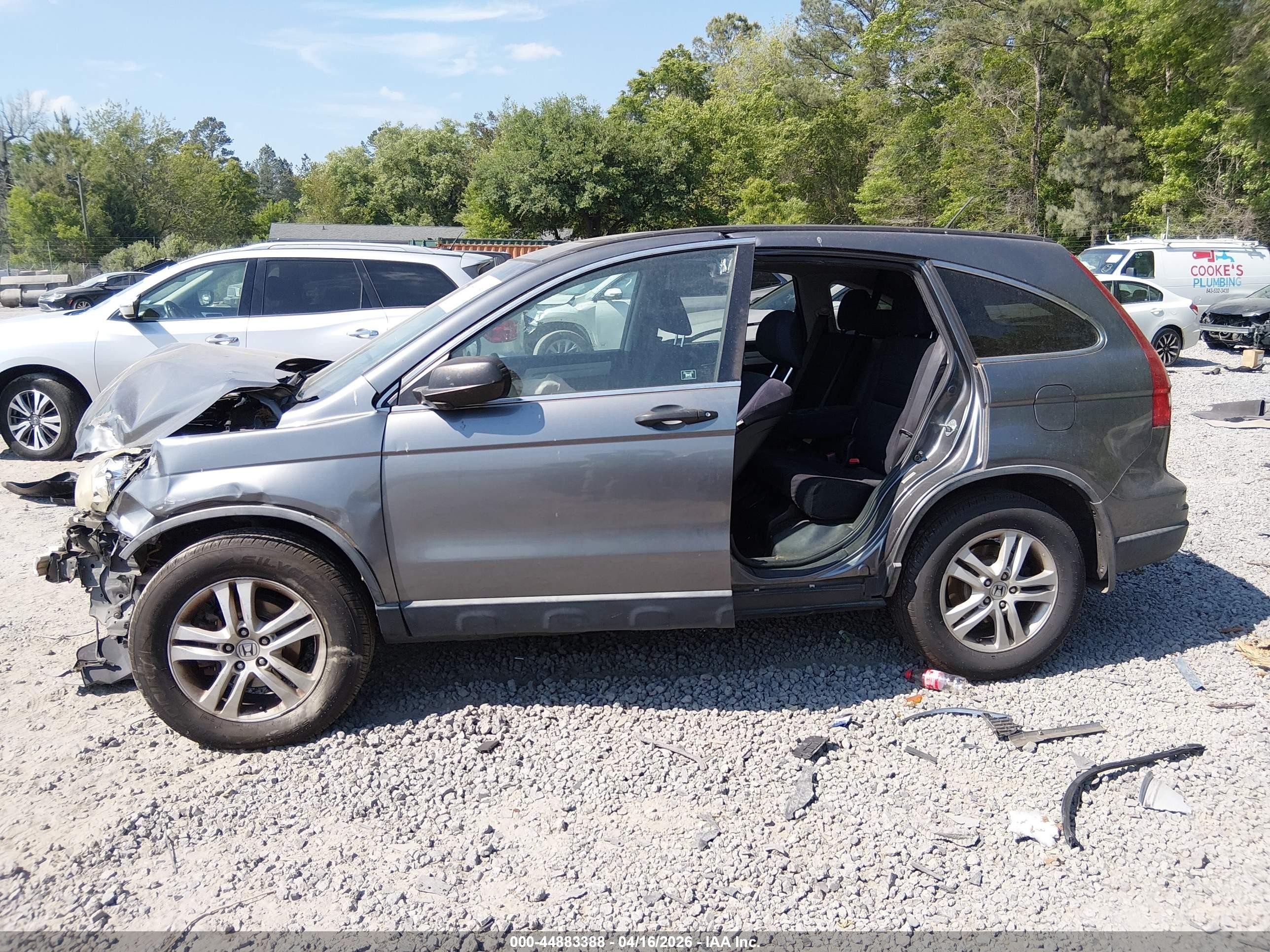 2011 Honda Cr-v Ex Gray vin: JHLRE4H51BC014977