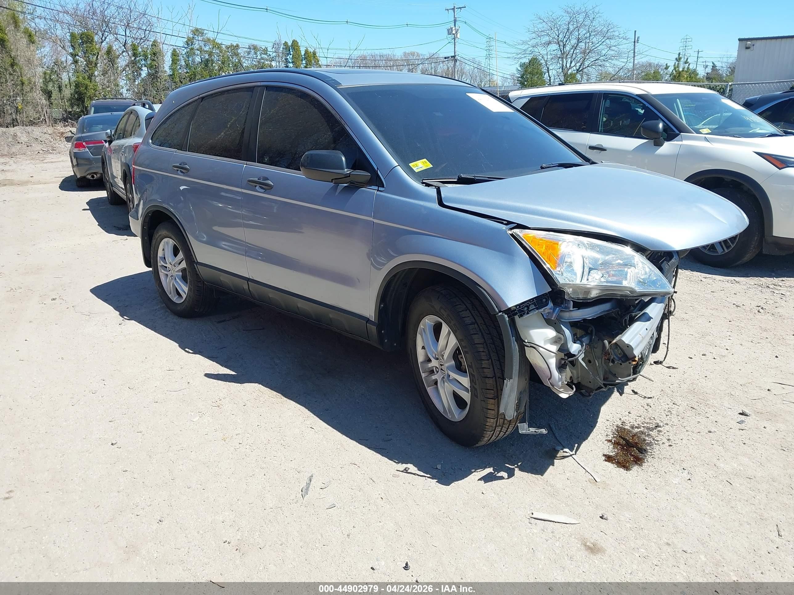 2010 Honda Cr-v Ex Light Blue vin: JHLRE4H52AC001900