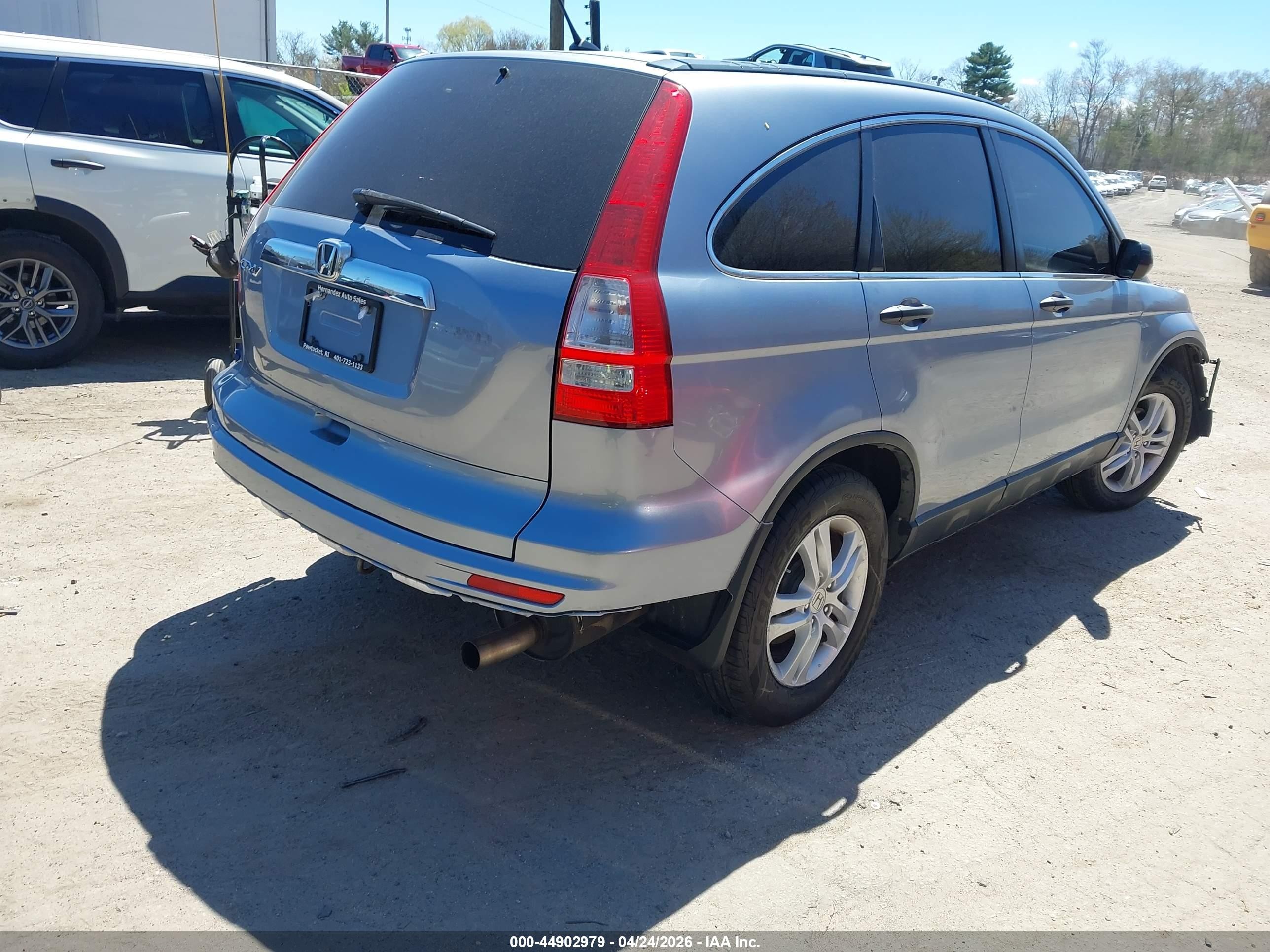 2010 Honda Cr-v Ex Light Blue vin: JHLRE4H52AC001900