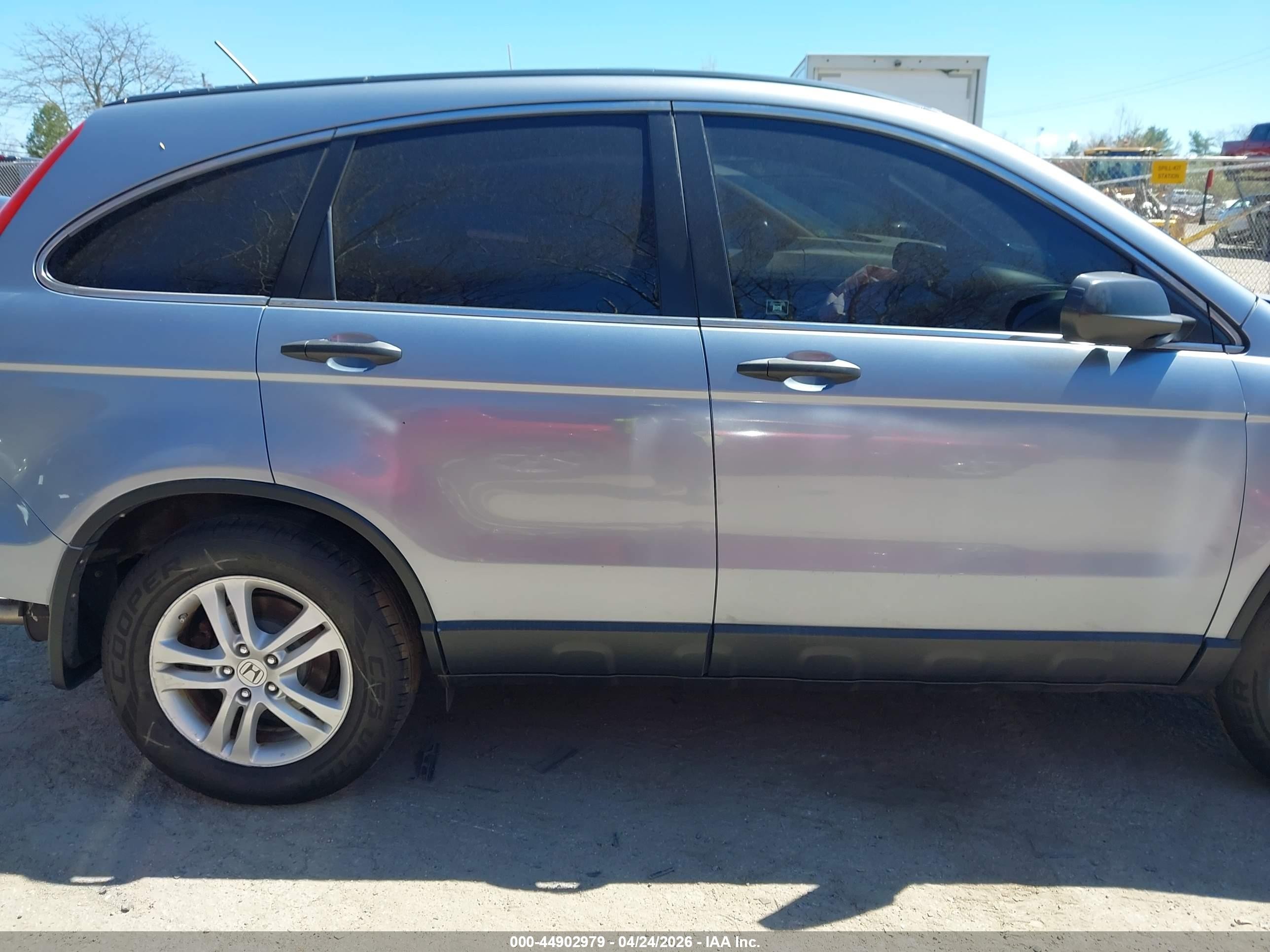 2010 Honda Cr-v Ex Light Blue vin: JHLRE4H52AC001900