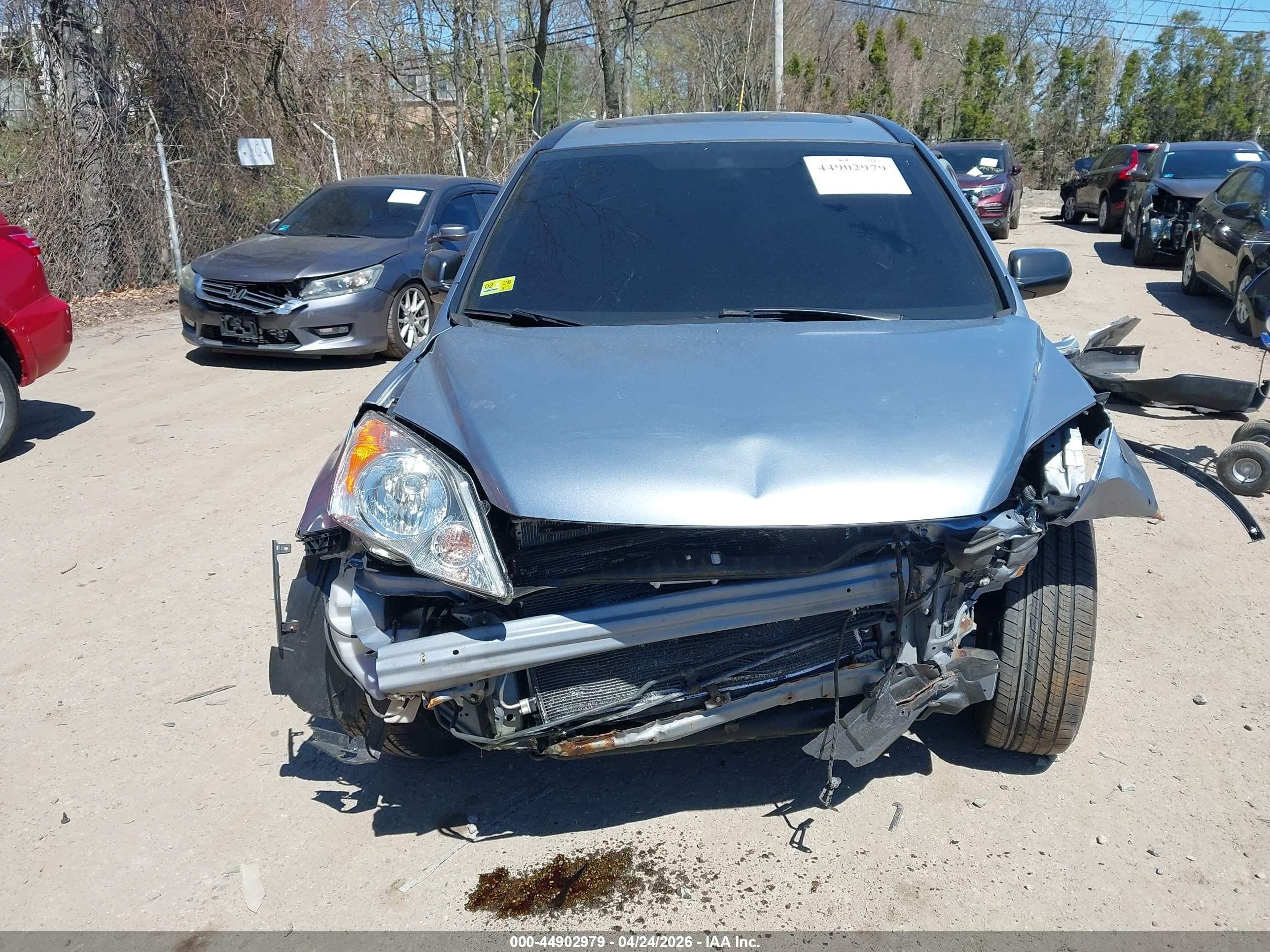 2010 Honda Cr-v Ex Light Blue vin: JHLRE4H52AC001900