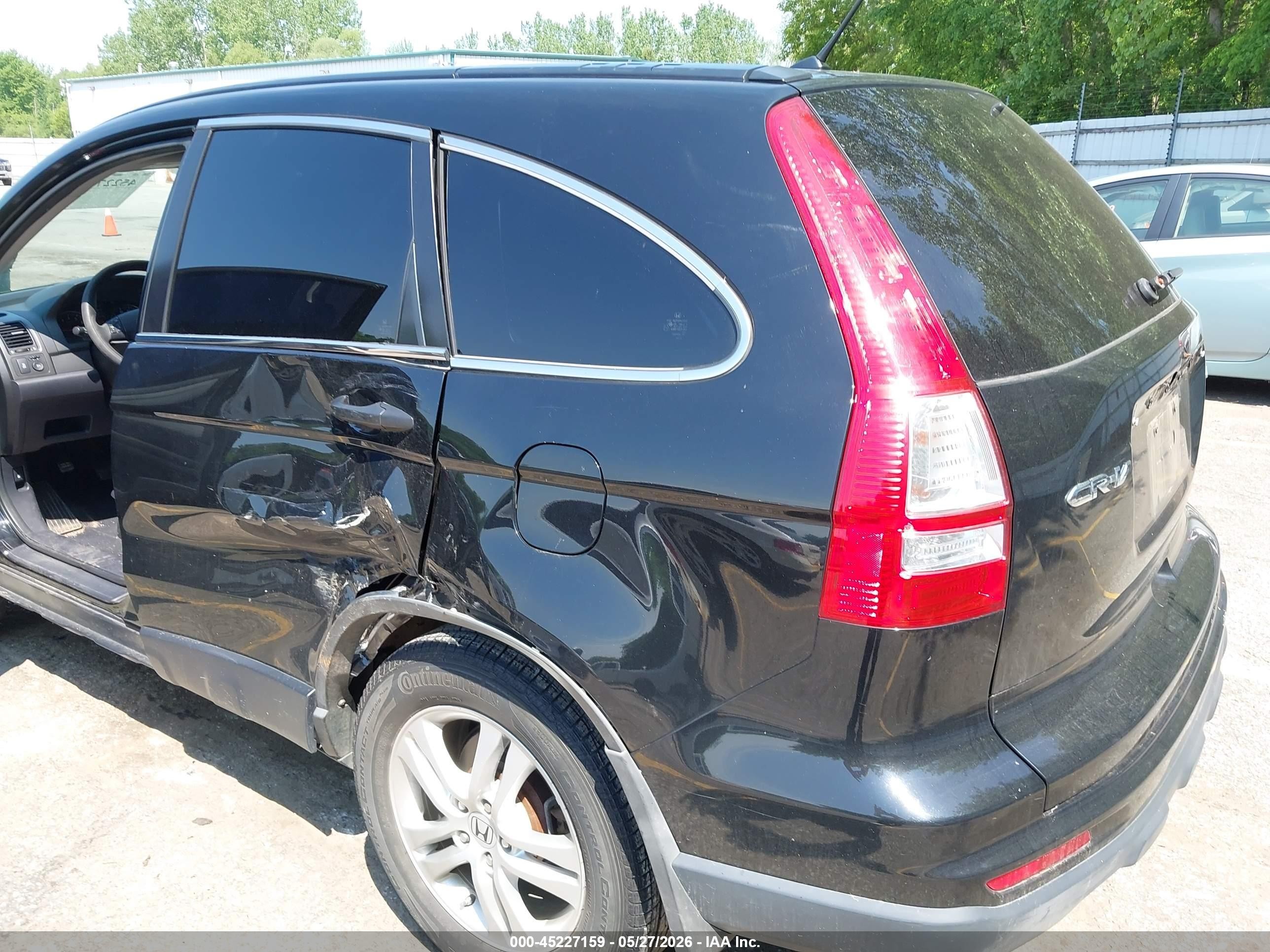 2010 Honda Cr-v Ex Black vin: JHLRE4H52AC004814