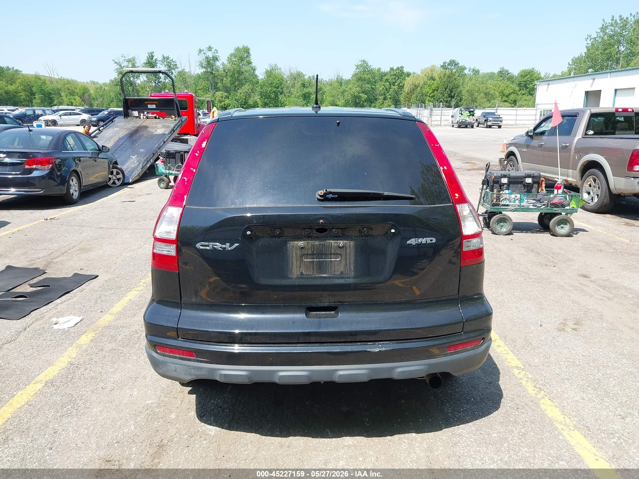 2010 Honda Cr-v Ex Black vin: JHLRE4H52AC004814