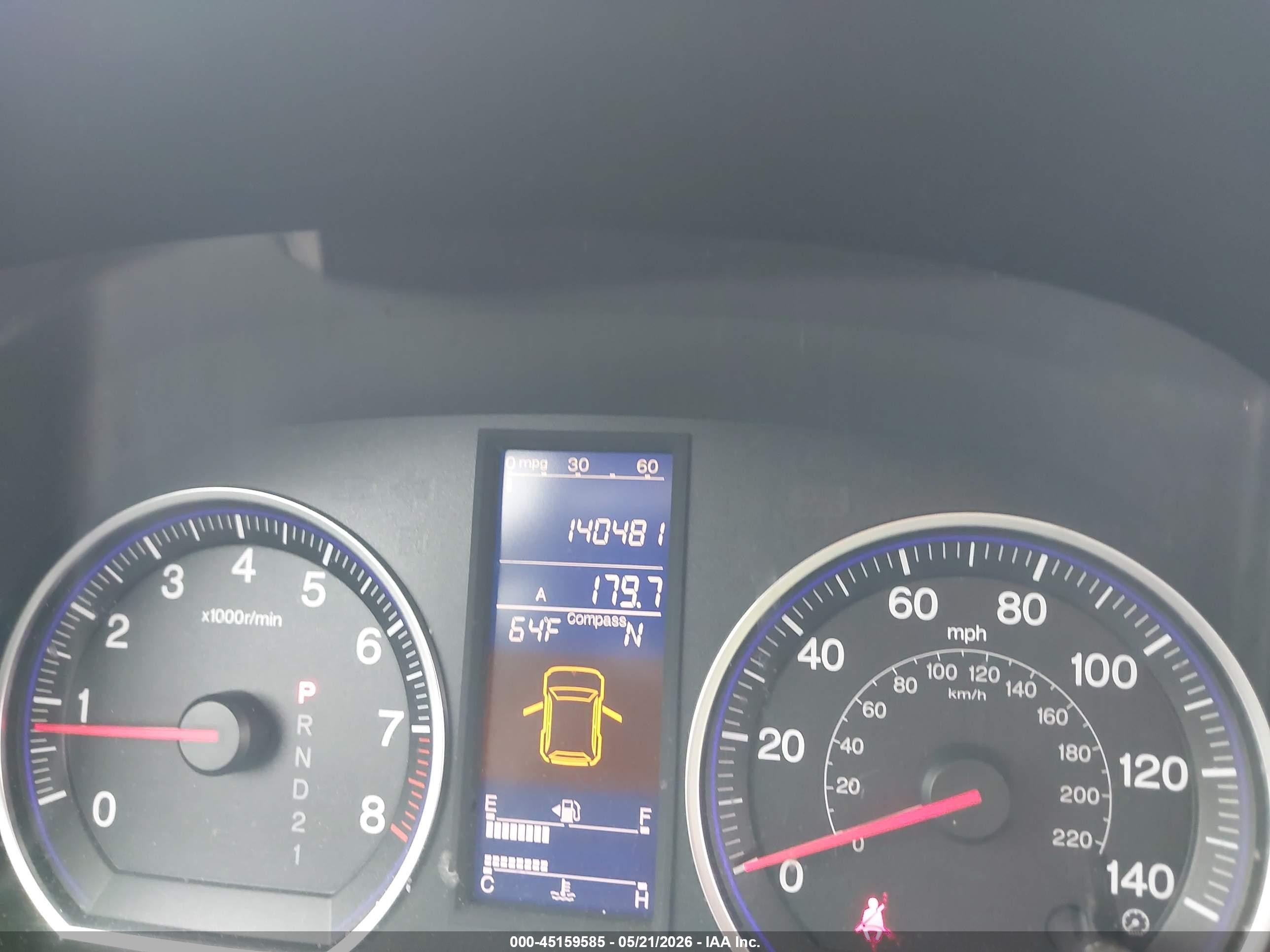 2011 Honda Cr-v Ex Blue vin: JHLRE4H52BC026474