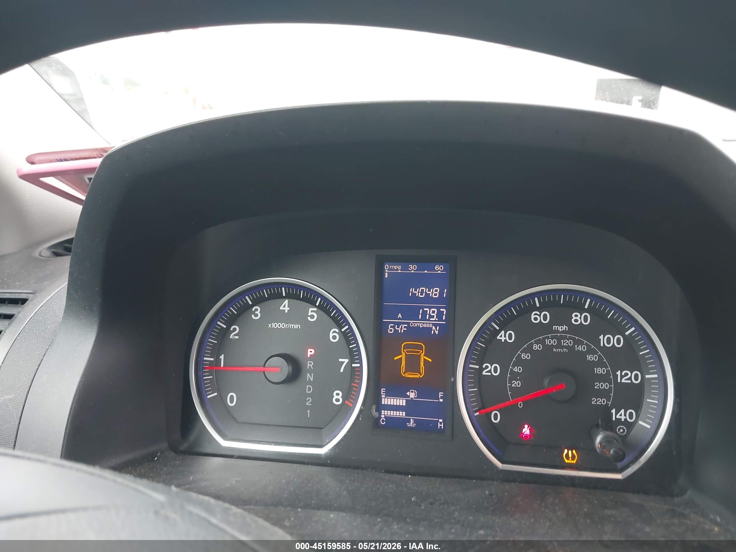 2011 Honda Cr-v Ex Blue vin: JHLRE4H52BC026474