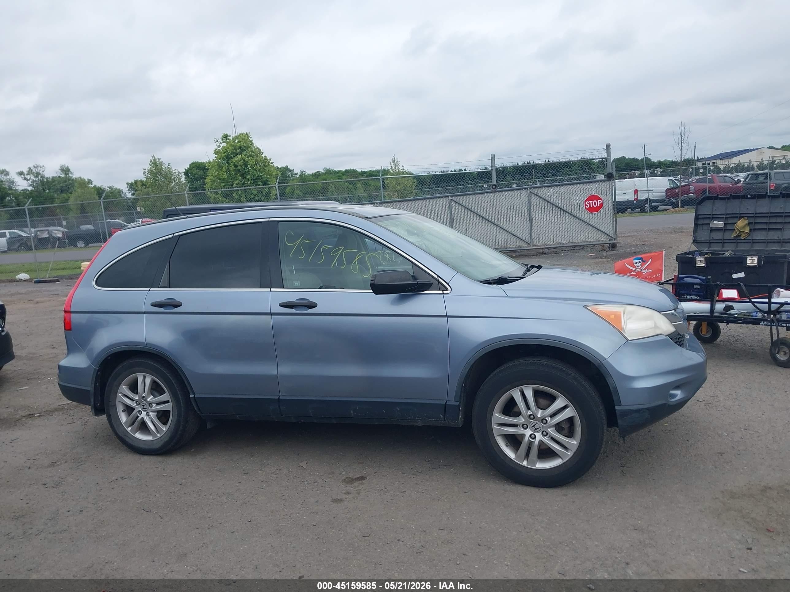 2011 Honda Cr-v Ex Blue vin: JHLRE4H52BC026474