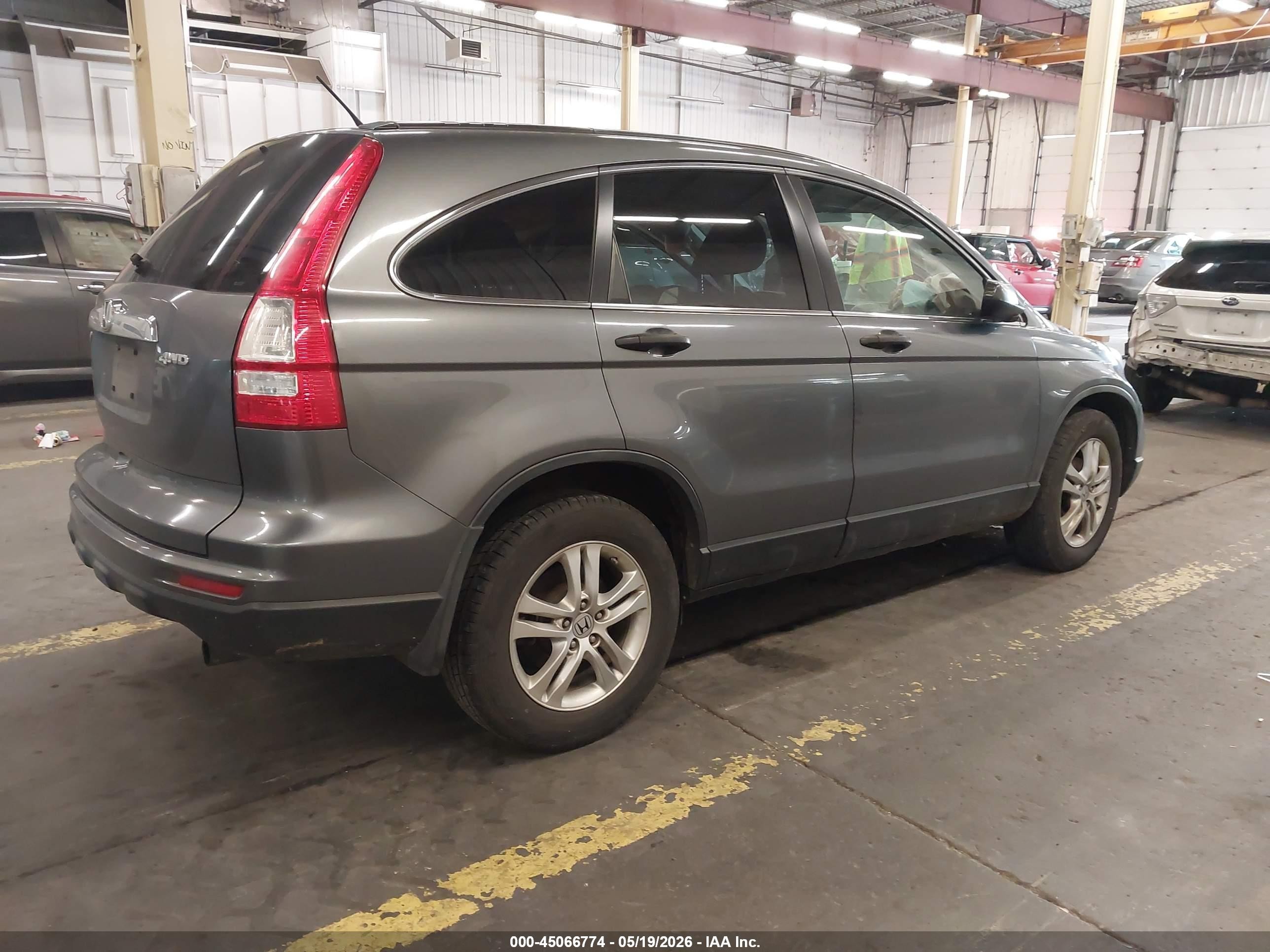 2010 Honda Cr-v Ex Gray vin: JHLRE4H53AC007835