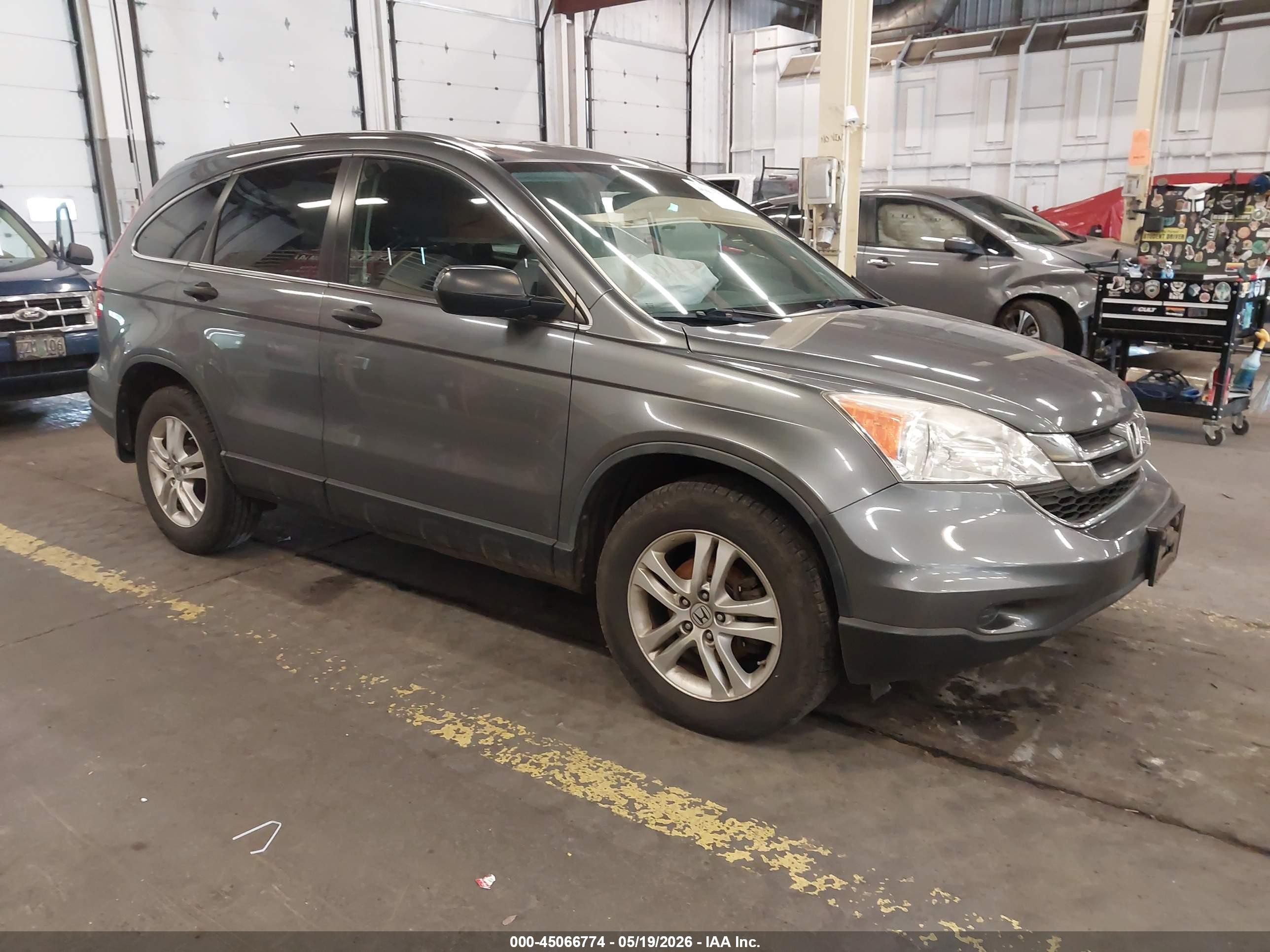 2010 Honda Cr-v Ex Gray vin: JHLRE4H53AC007835