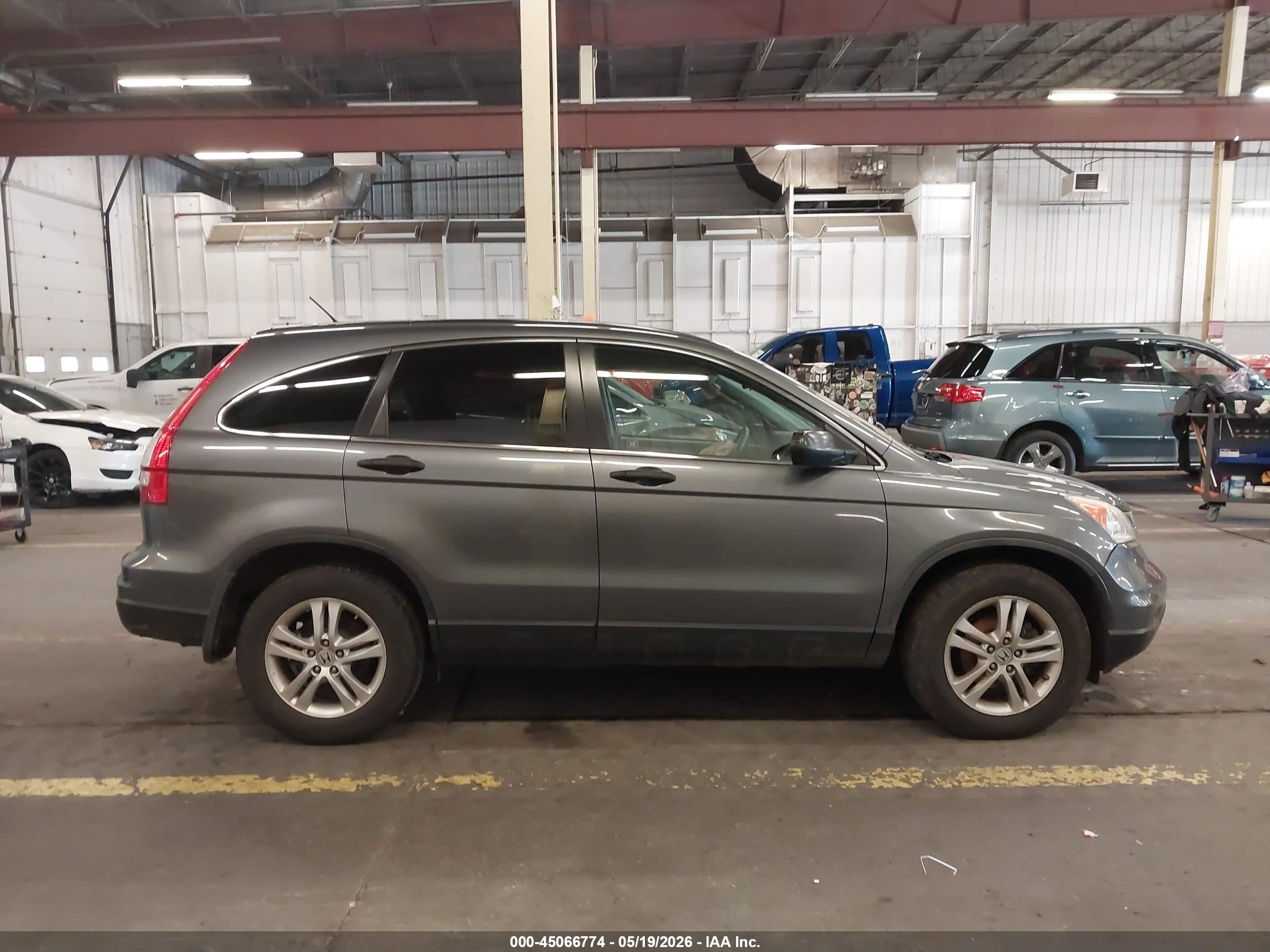 2010 Honda Cr-v Ex Gray vin: JHLRE4H53AC007835
