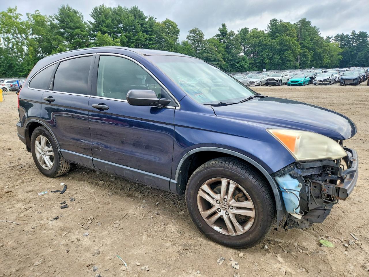 2011 Honda Cr-v Ex Blue vin: JHLRE4H53BC001504