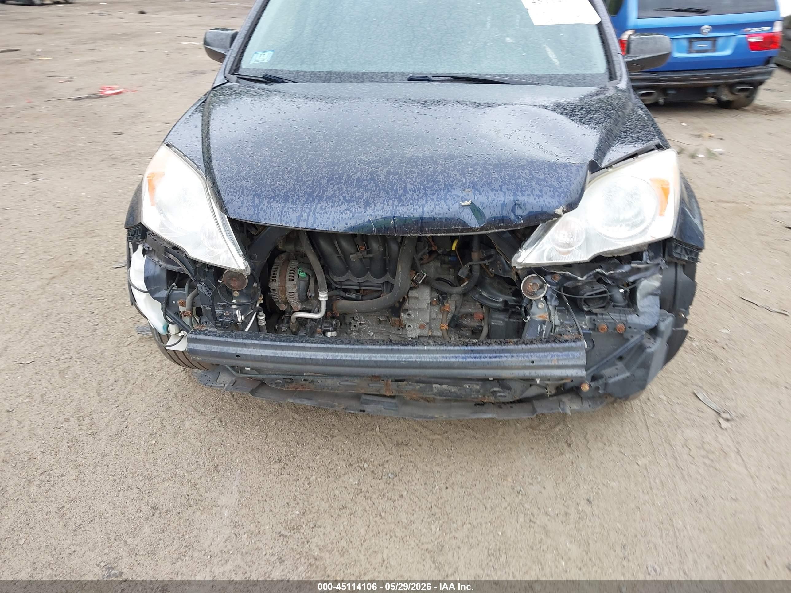 2011 Honda Cr-v Ex Синий vin: JHLRE4H54BC011183