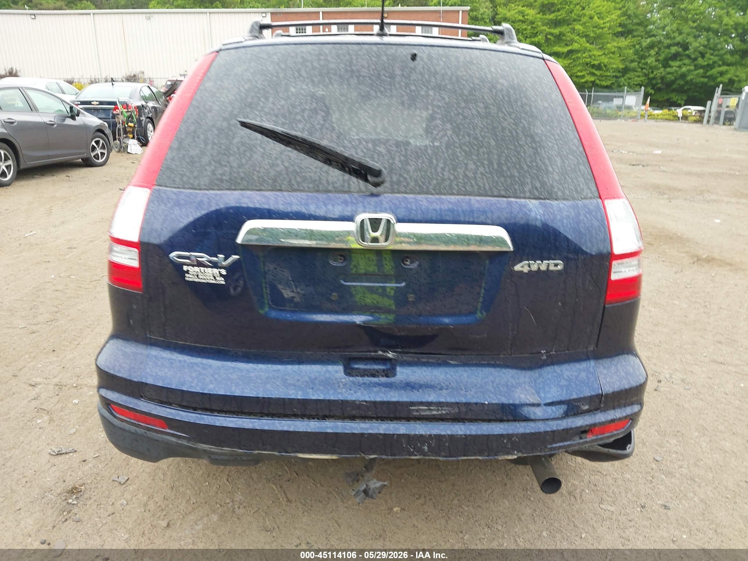 2011 Honda Cr-v Ex Синий vin: JHLRE4H54BC011183