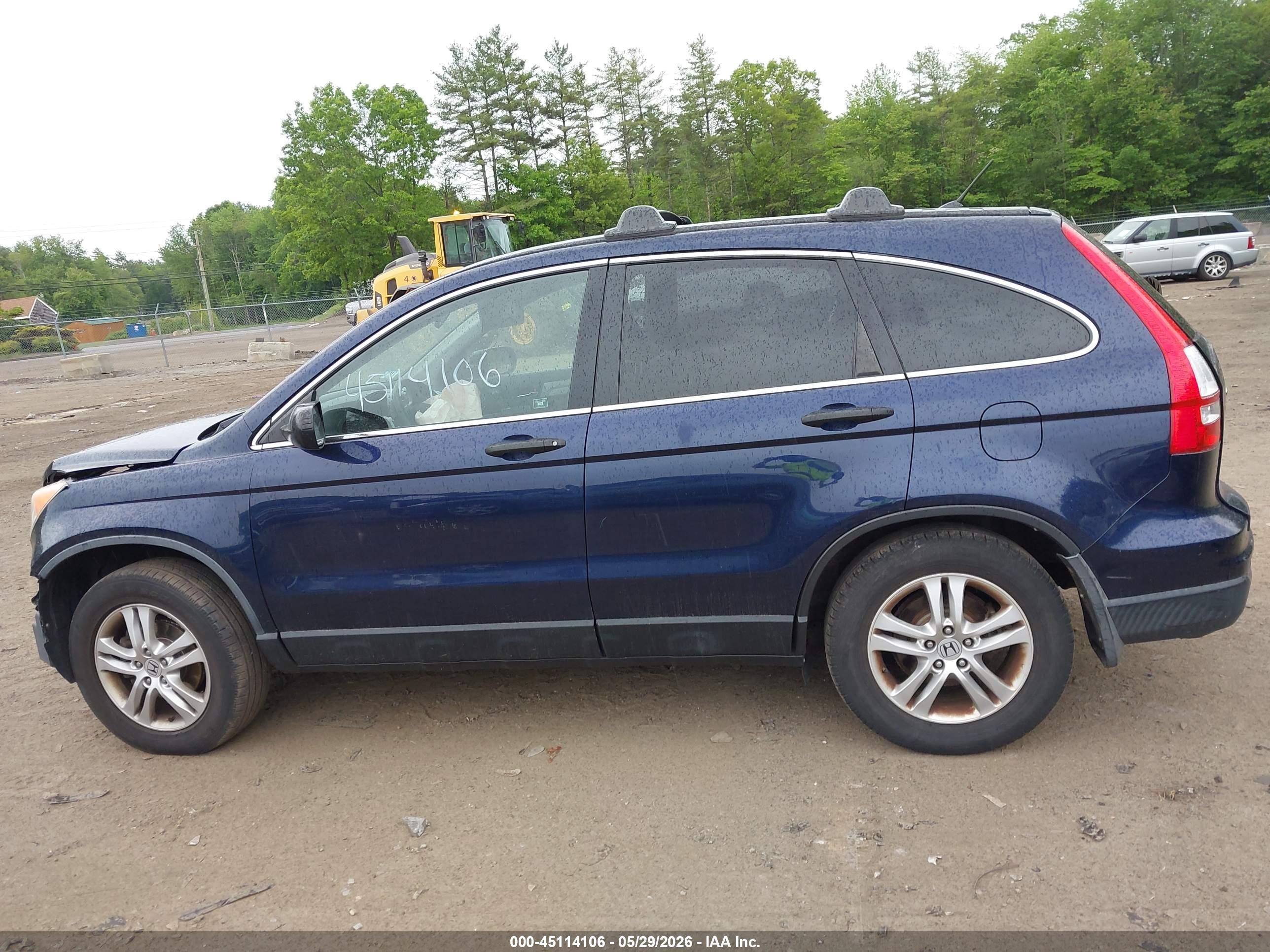 2011 Honda Cr-v Ex Синий vin: JHLRE4H54BC011183