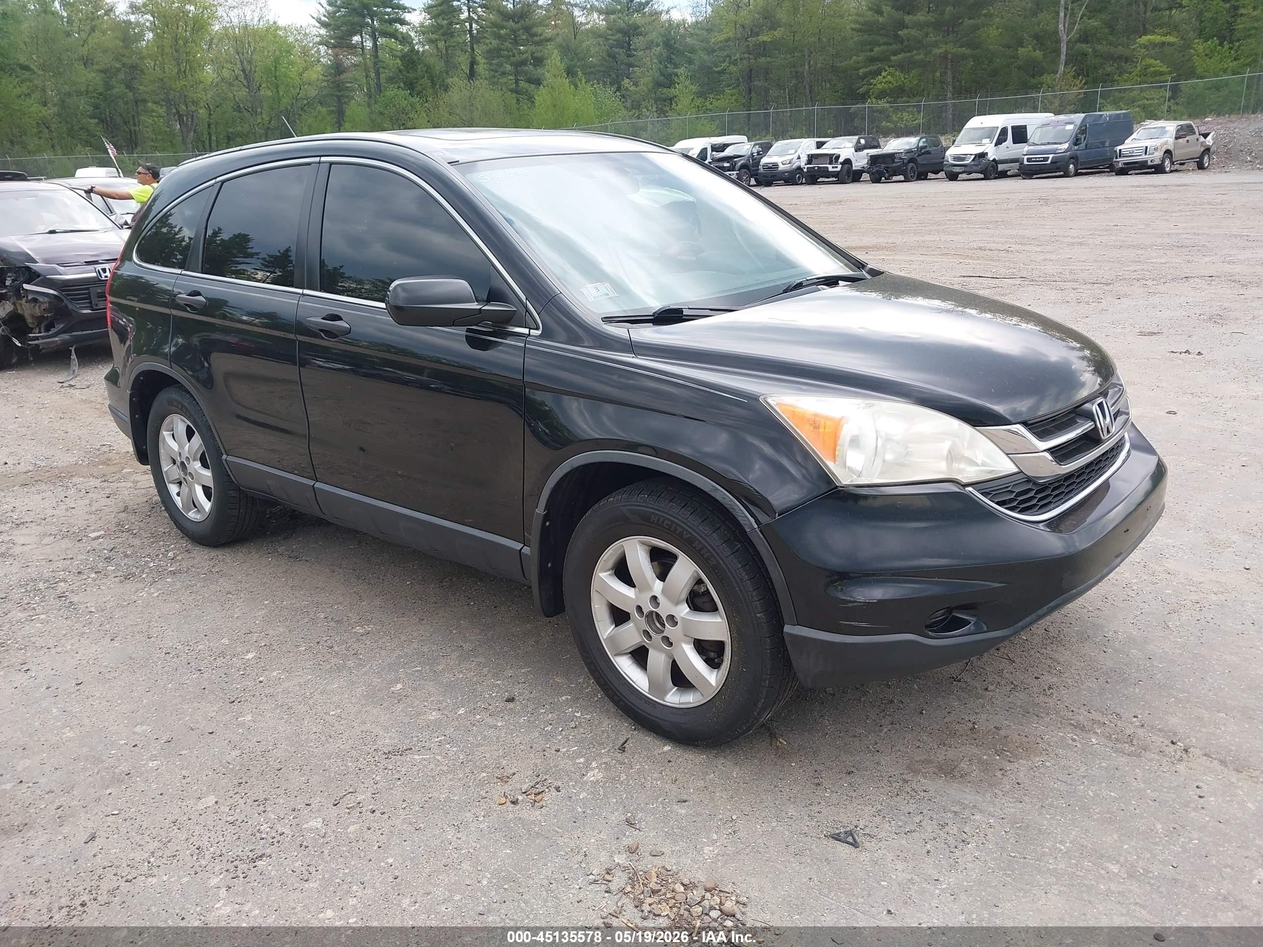 2010 Honda Cr-v Ex Black vin: JHLRE4H56AC004377