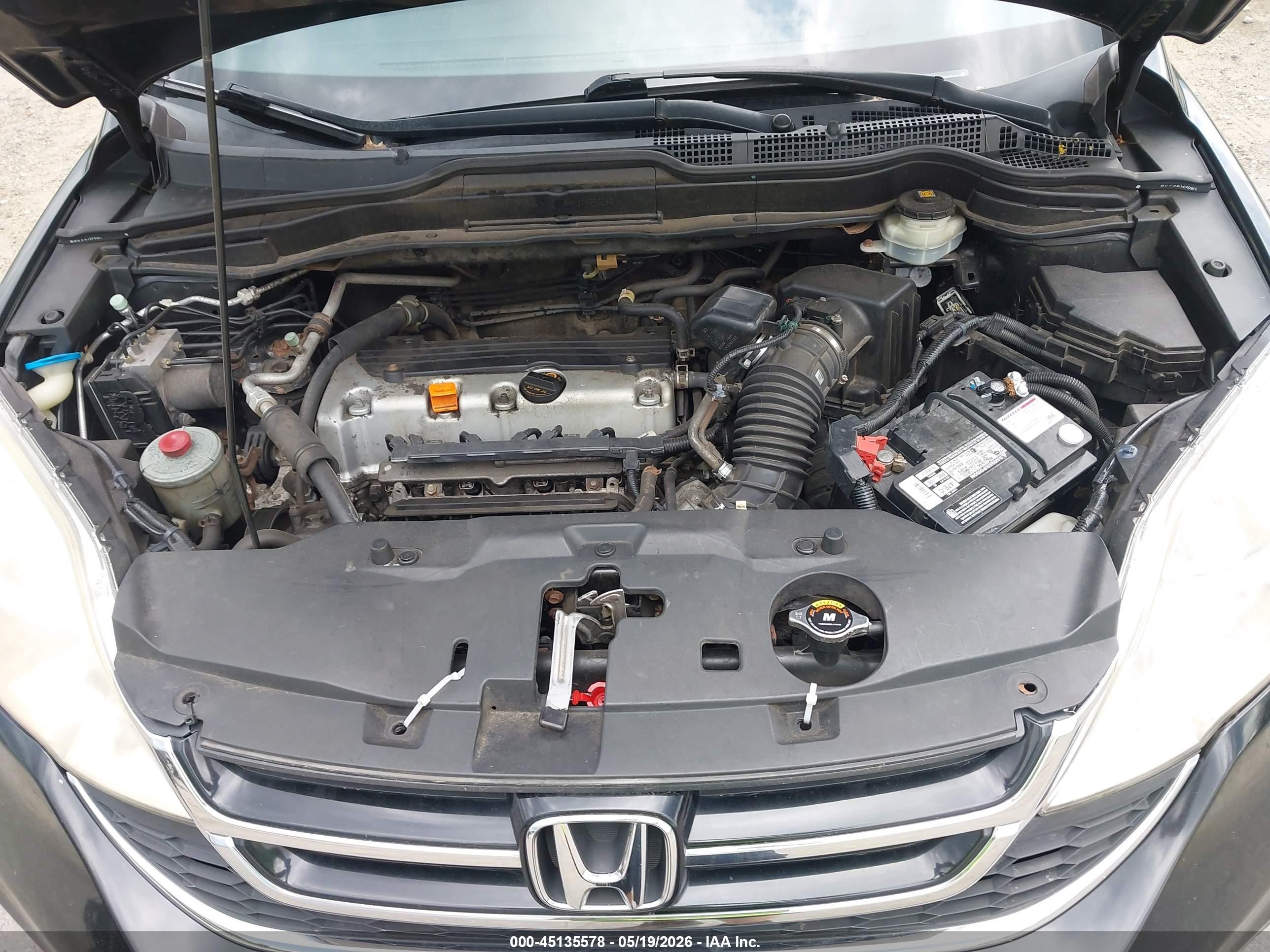 2010 Honda Cr-v Ex Черный vin: JHLRE4H56AC004377