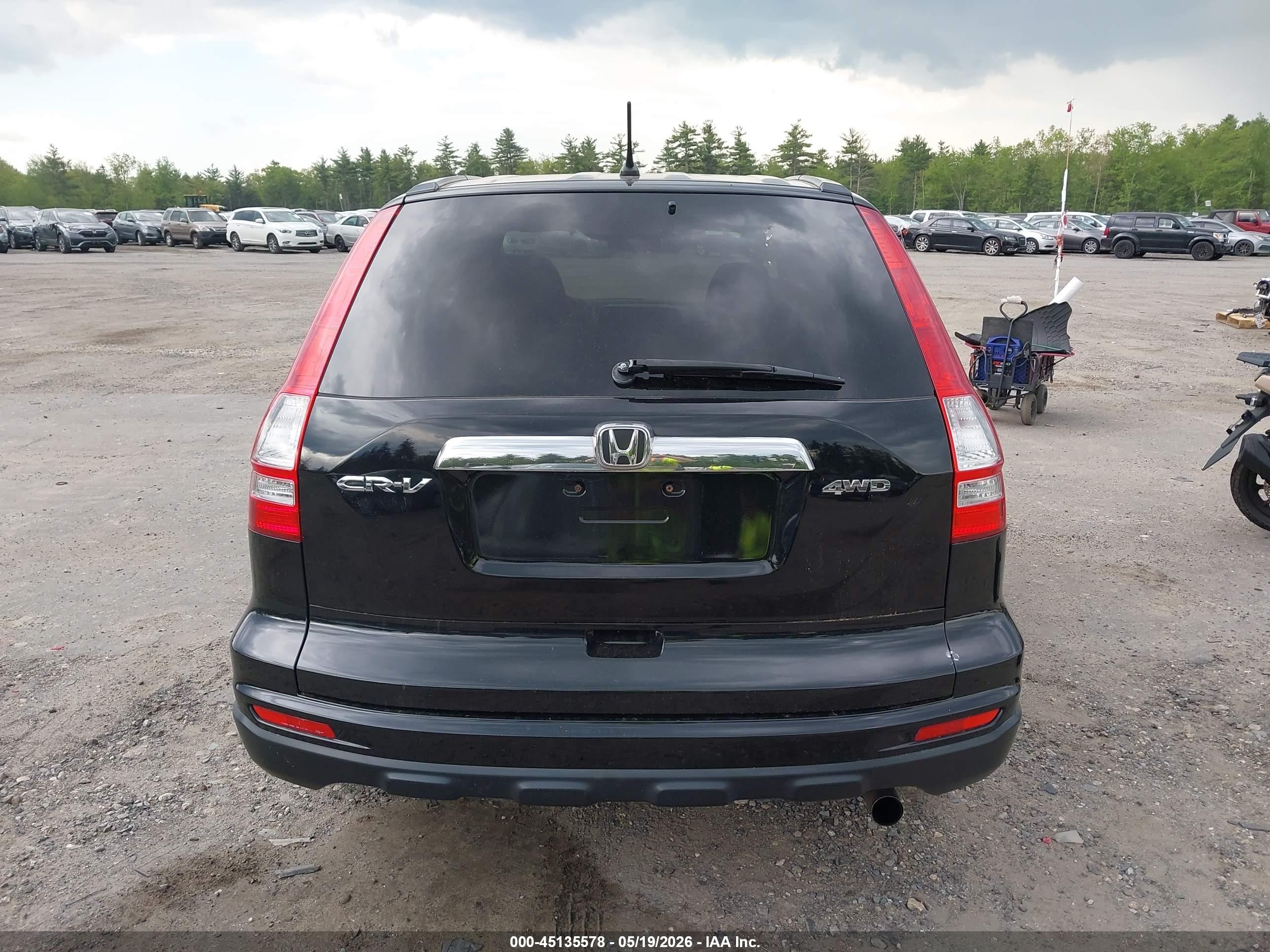 2010 Honda Cr-v Ex Черный vin: JHLRE4H56AC004377