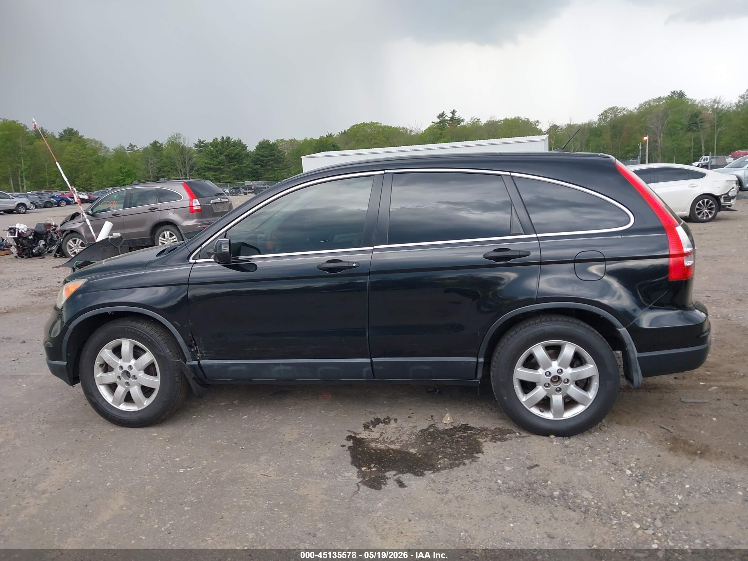 2010 Honda Cr-v Ex Черный vin: JHLRE4H56AC004377