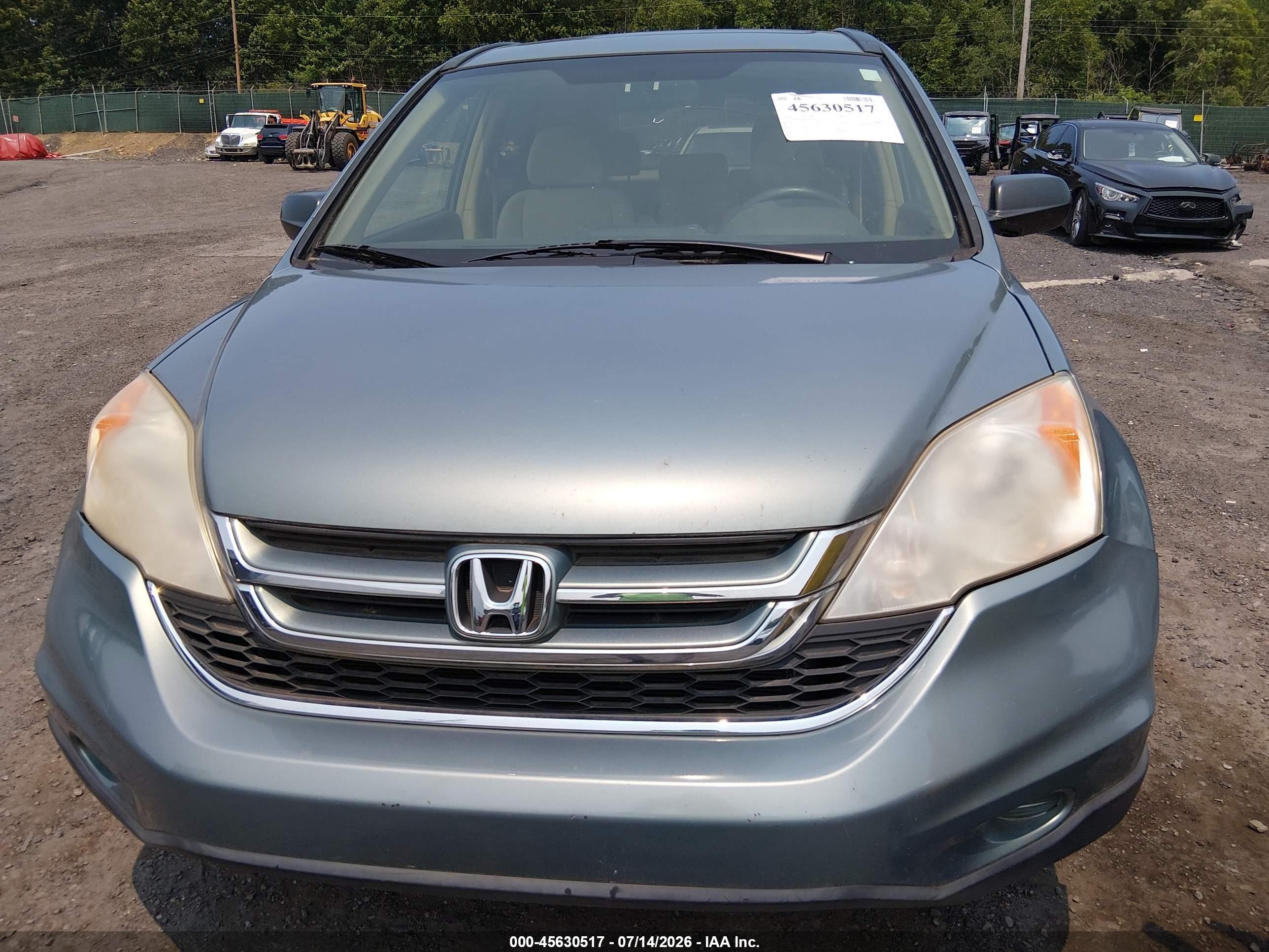 2011 Honda Cr-v Ex Green vin: JHLRE4H56BC004638