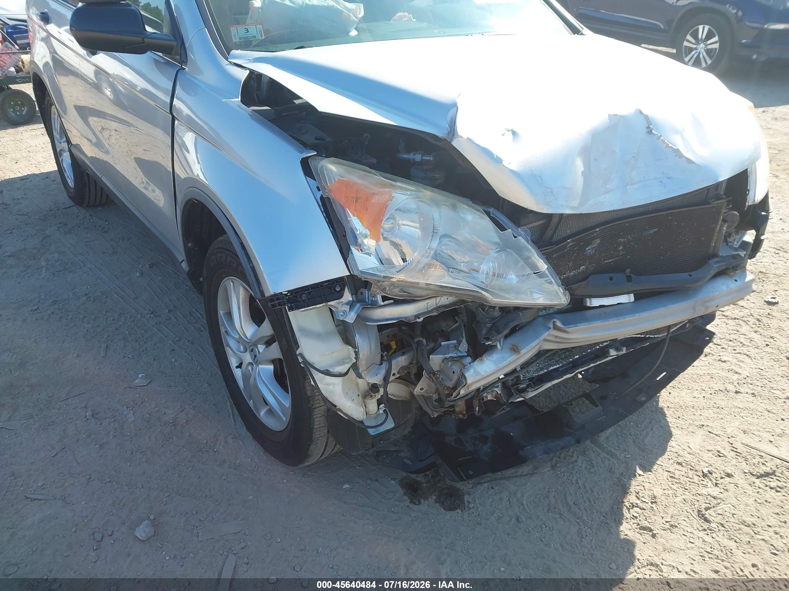 2011 Honda Cr-v Ex Silver vin: JHLRE4H57BC000887