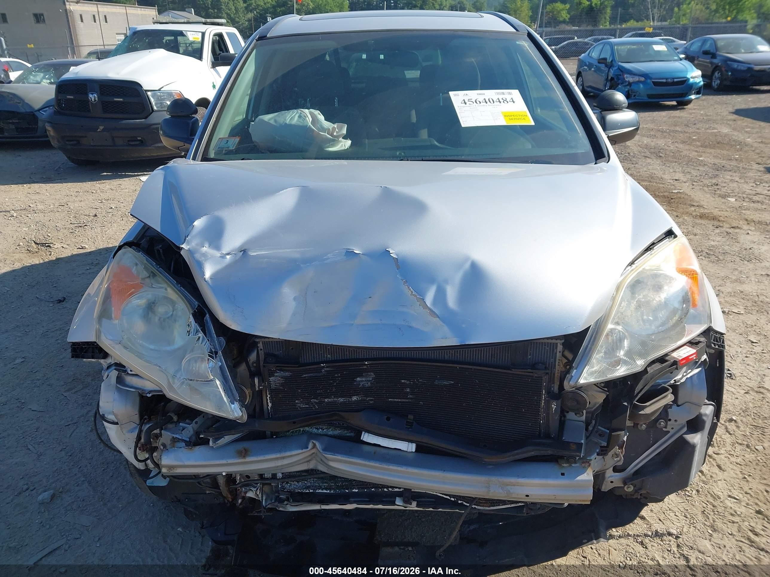 2011 Honda Cr-v Ex Silver vin: JHLRE4H57BC000887