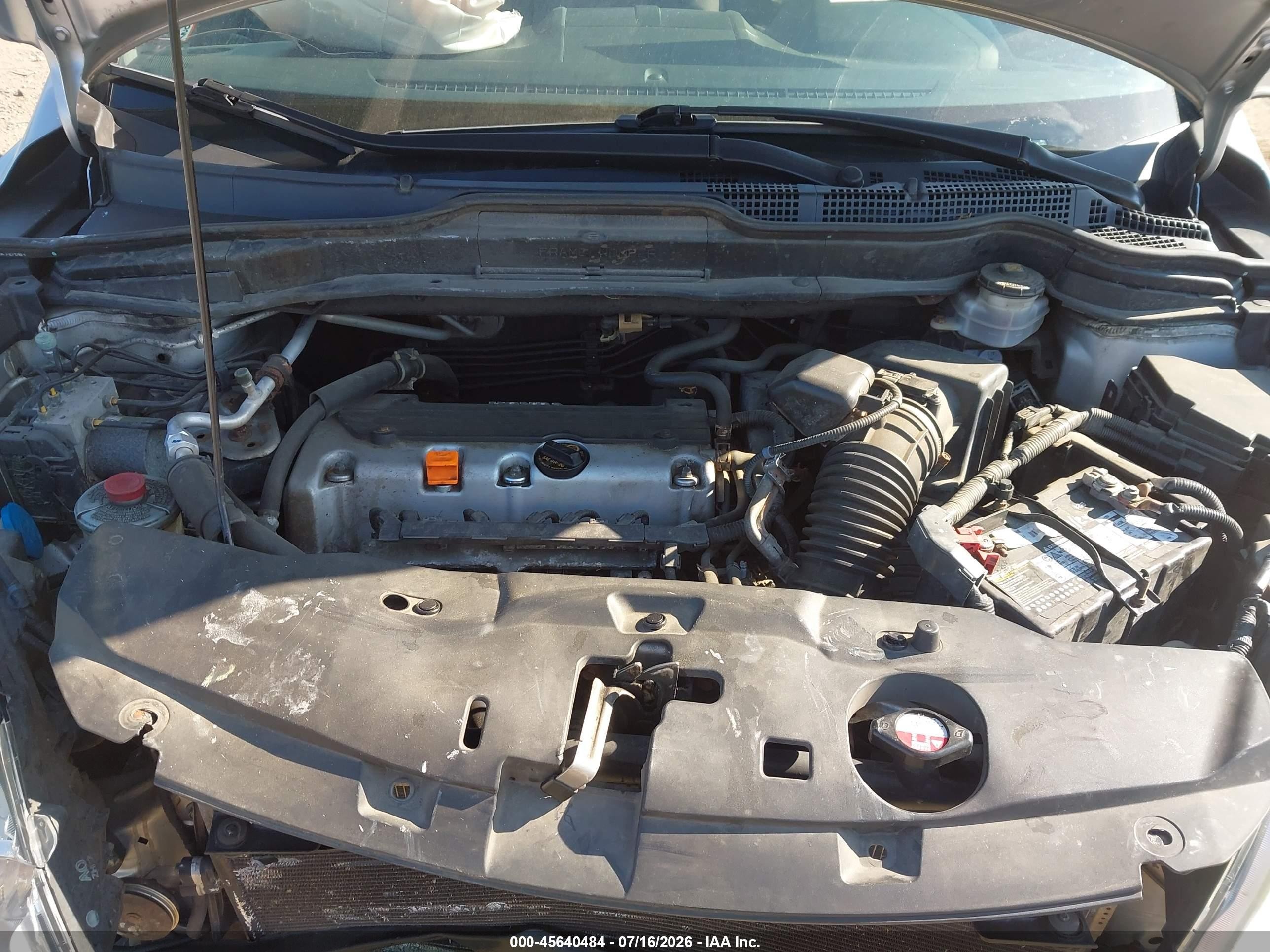 2011 Honda Cr-v Ex Silver vin: JHLRE4H57BC000887
