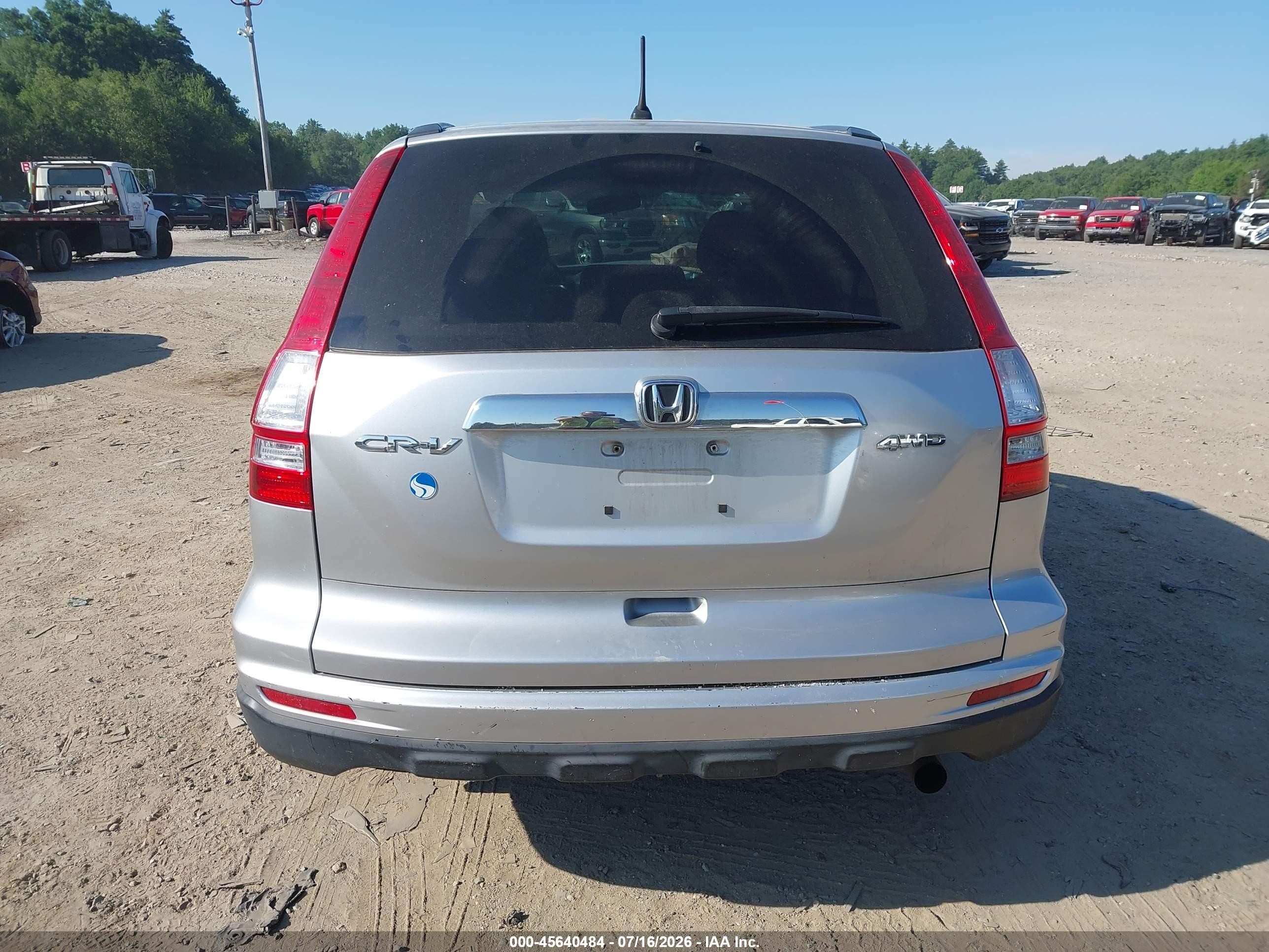 2011 Honda Cr-v Ex Silver vin: JHLRE4H57BC000887