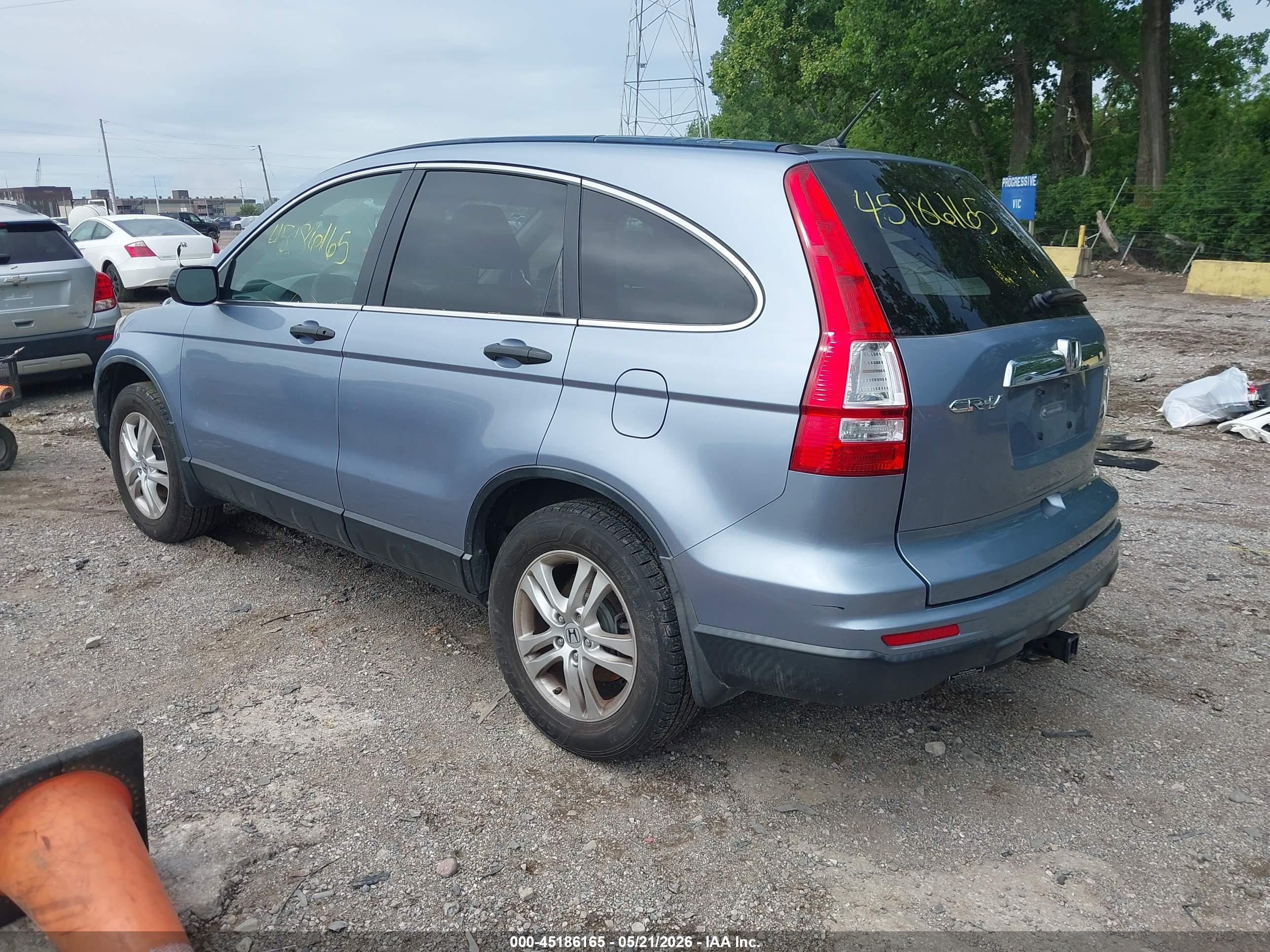 2011 Honda Cr-v Ex Light Blue vin: JHLRE4H58BC008514