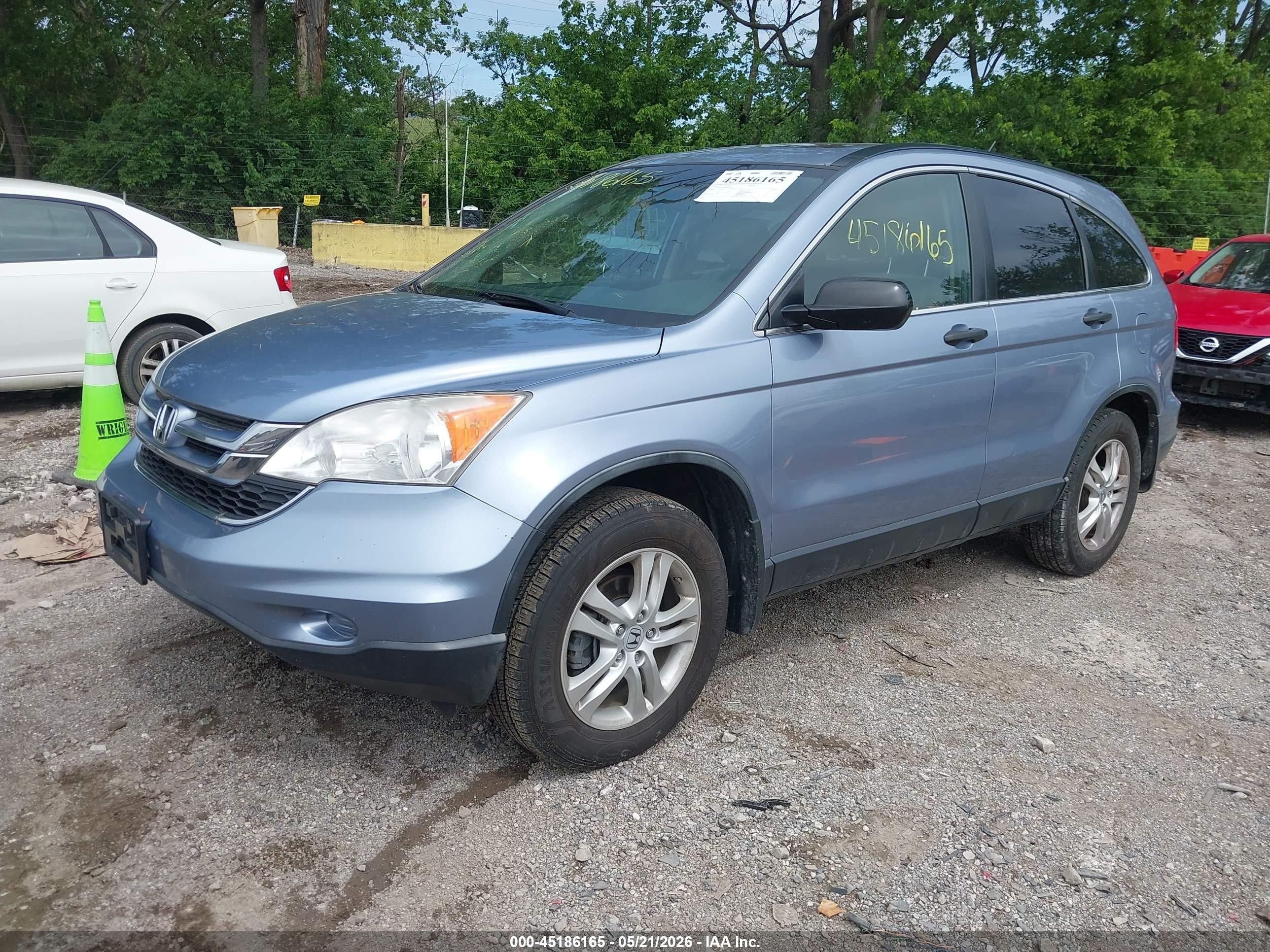 2011 Honda Cr-v Ex Light Blue vin: JHLRE4H58BC008514