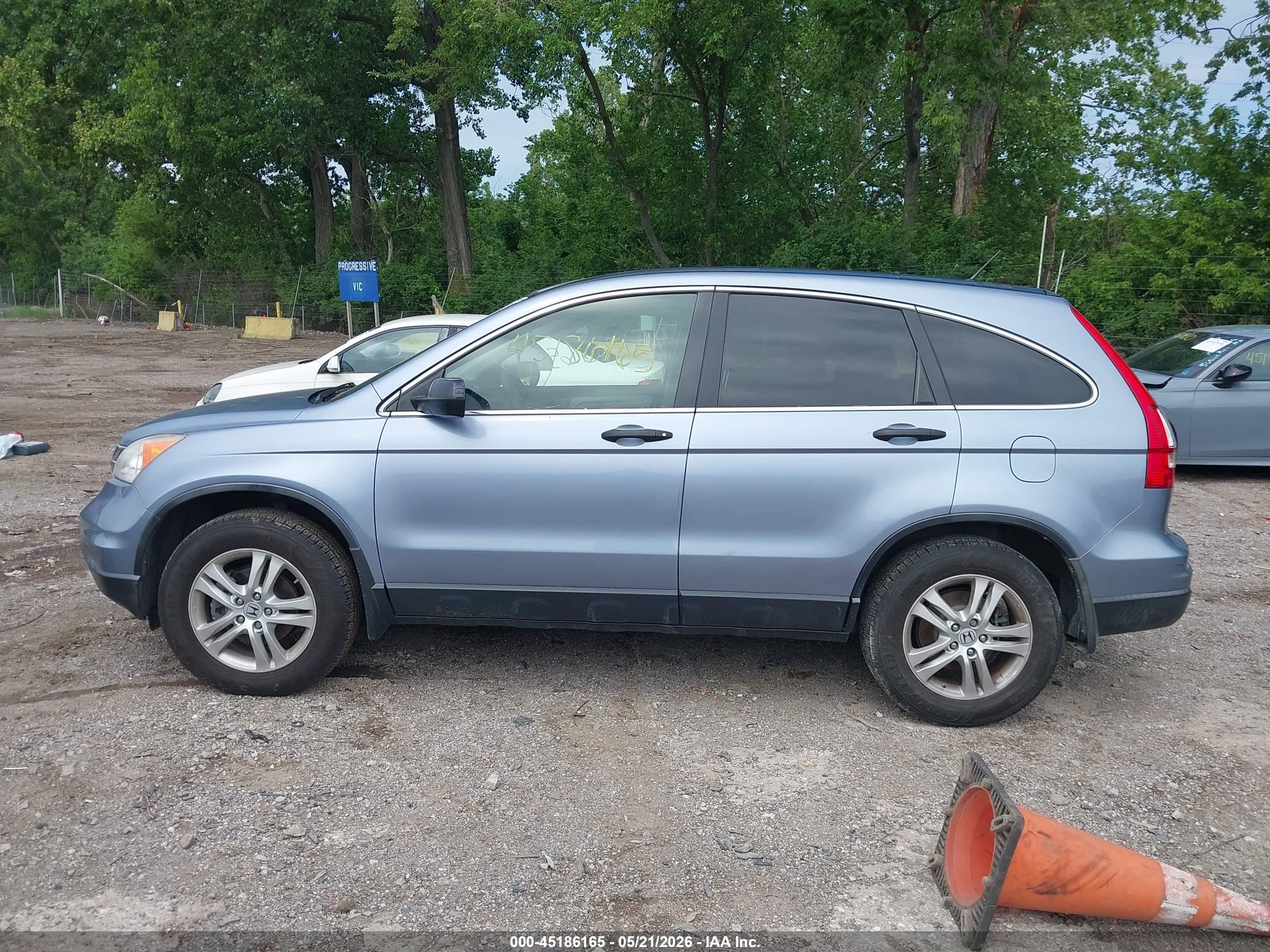 2011 Honda Cr-v Ex Light Blue vin: JHLRE4H58BC008514