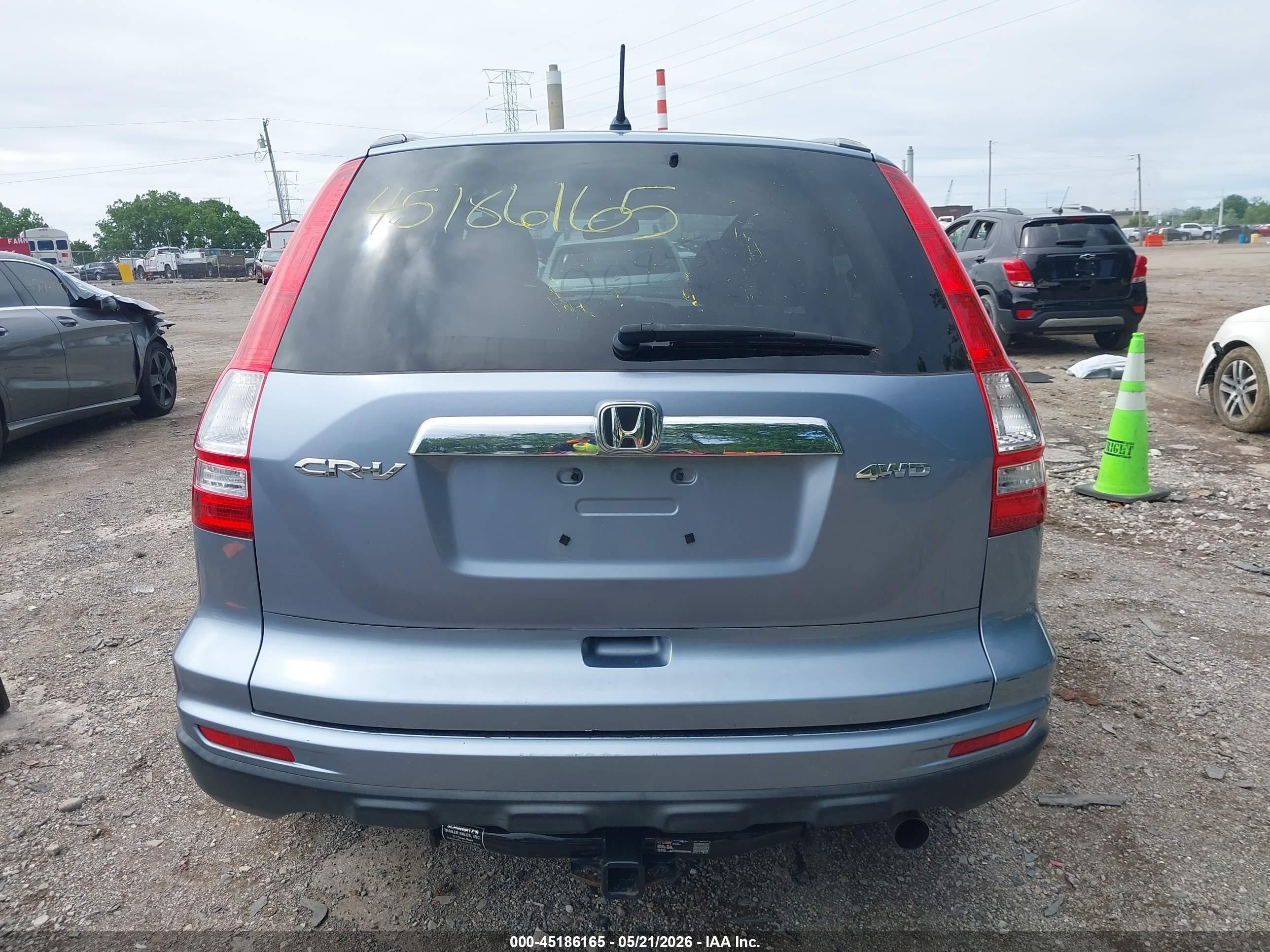 2011 Honda Cr-v Ex Light Blue vin: JHLRE4H58BC008514