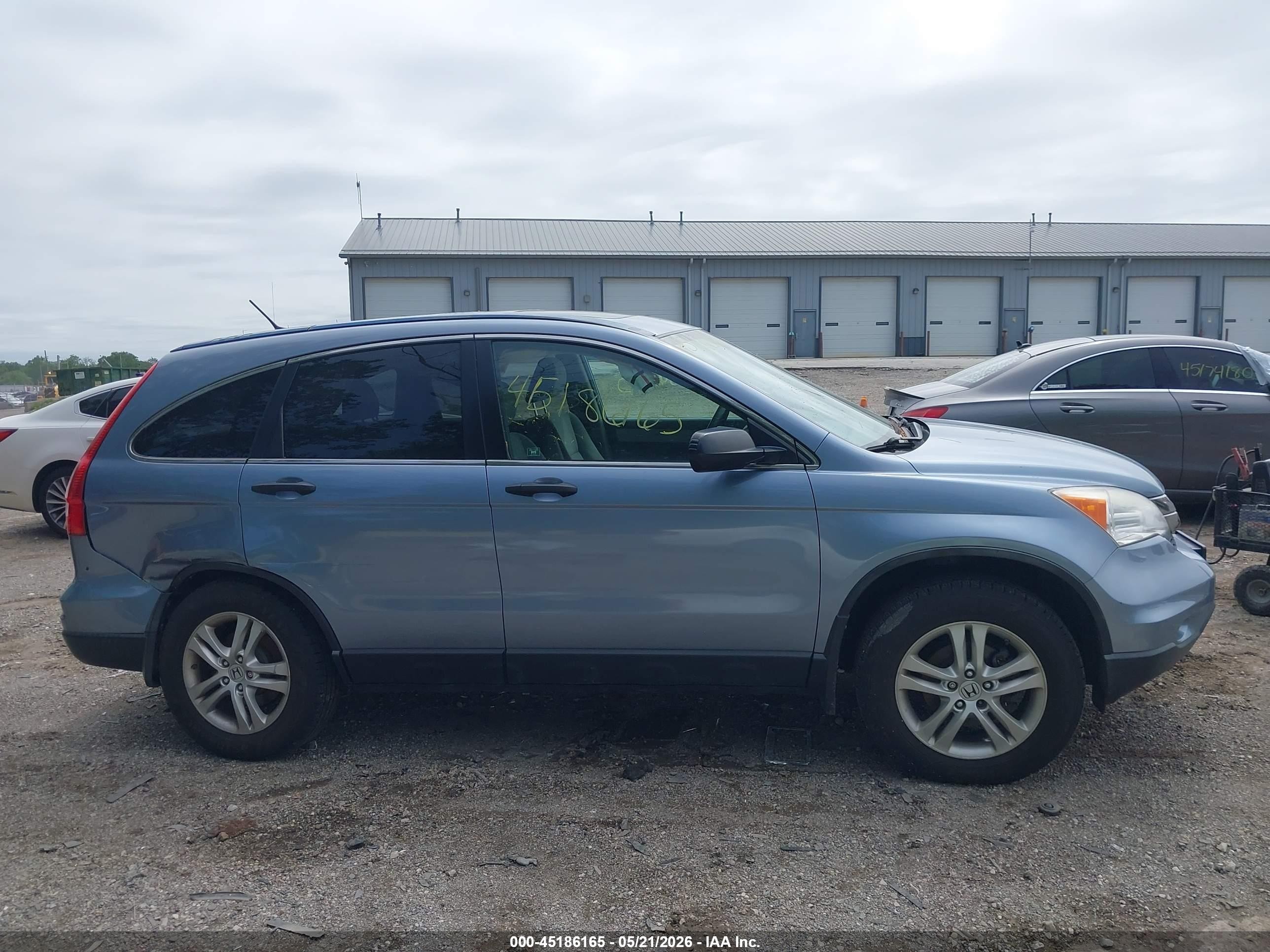 2011 Honda Cr-v Ex Light Blue vin: JHLRE4H58BC008514