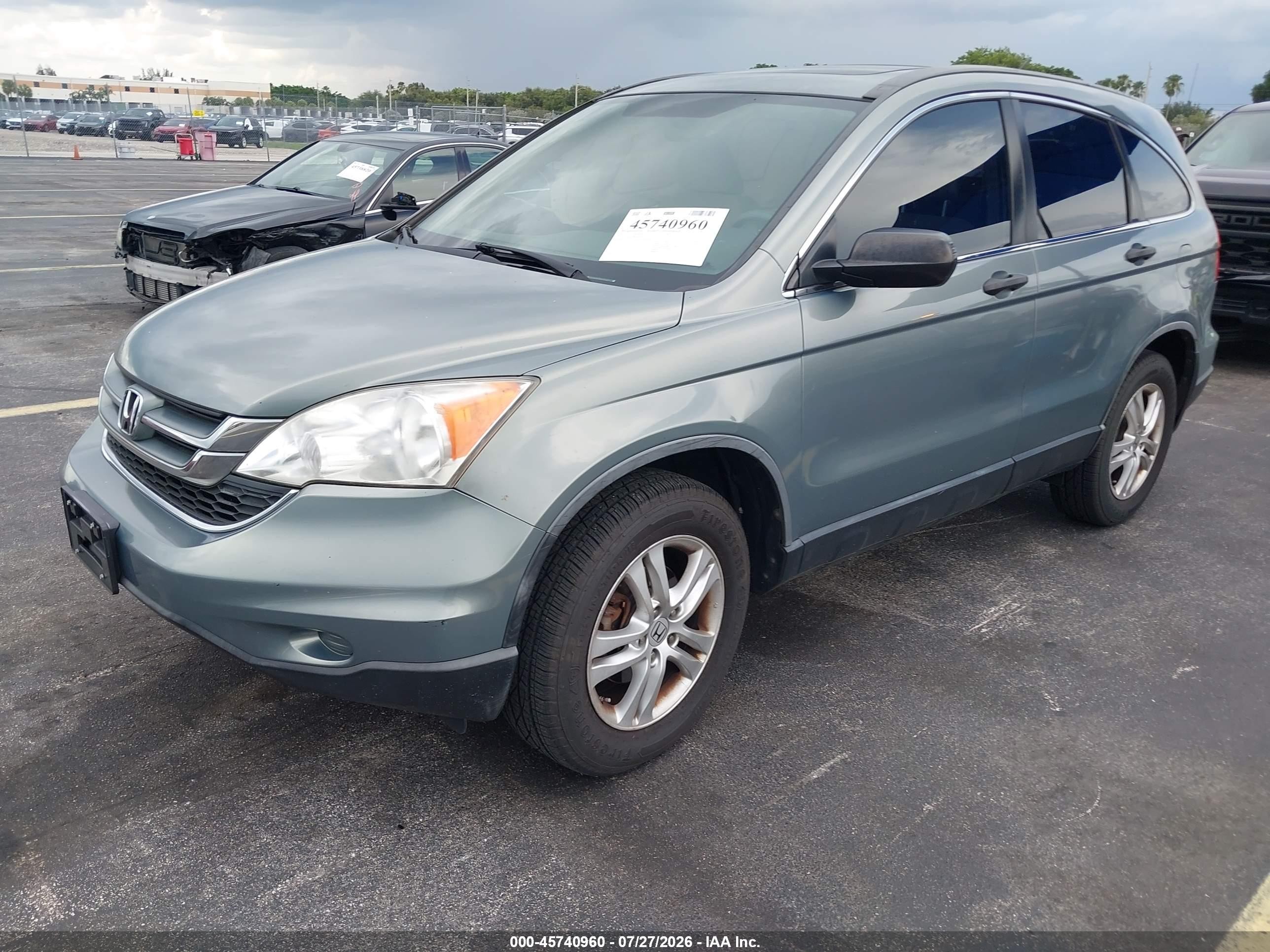 2011 Honda Cr-v Ex Gray vin: JHLRE4H58BC014765