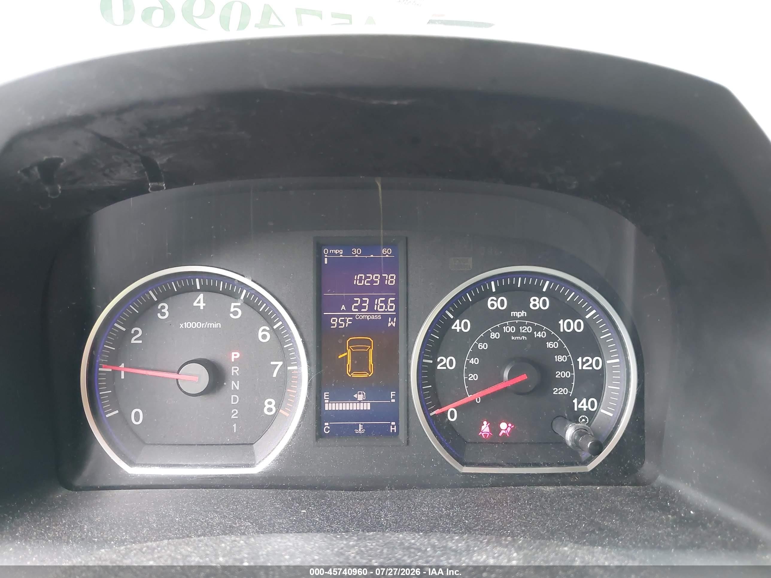 2011 Honda Cr-v Ex Gray vin: JHLRE4H58BC014765