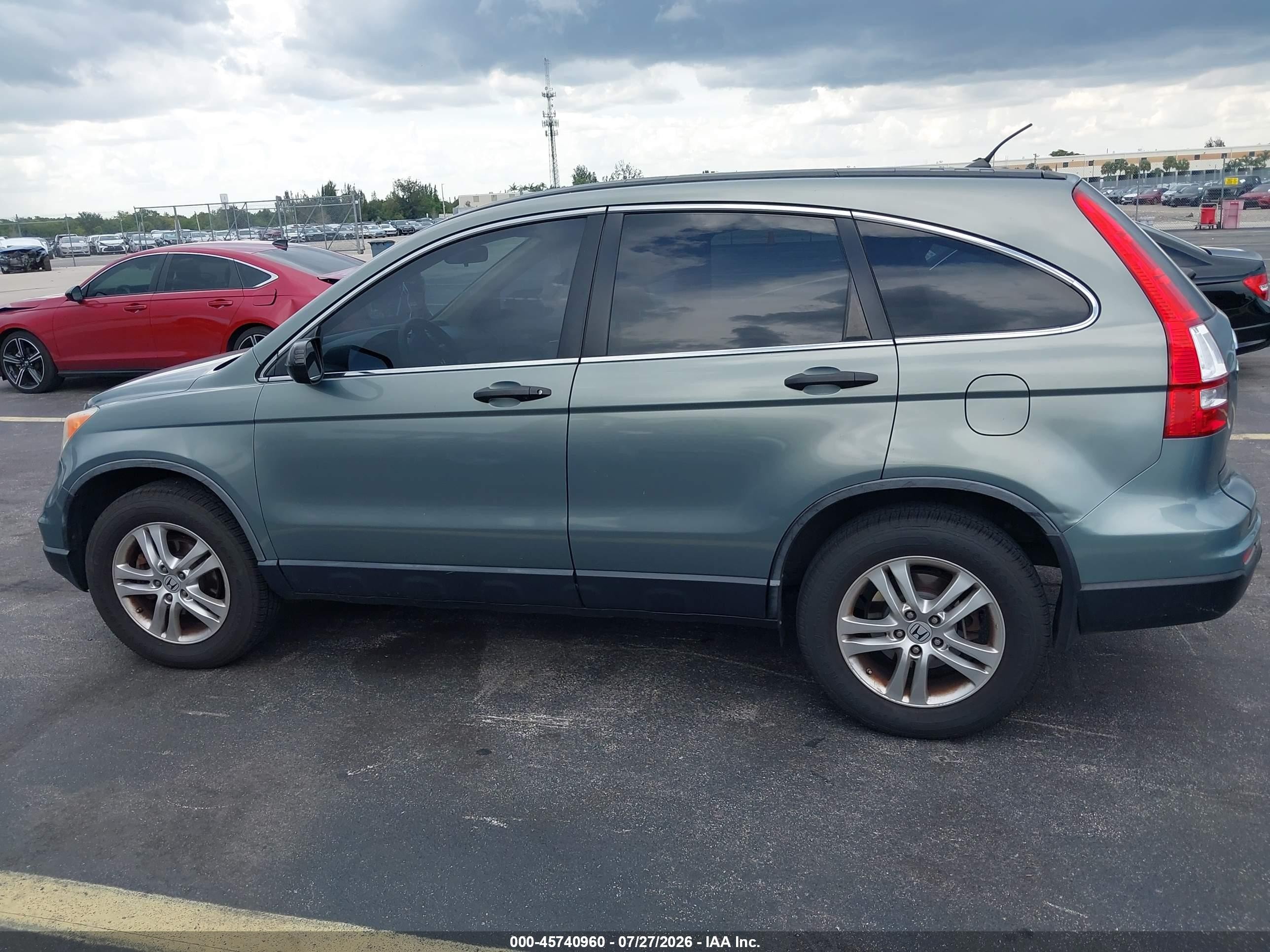 2011 Honda Cr-v Ex Gray vin: JHLRE4H58BC014765