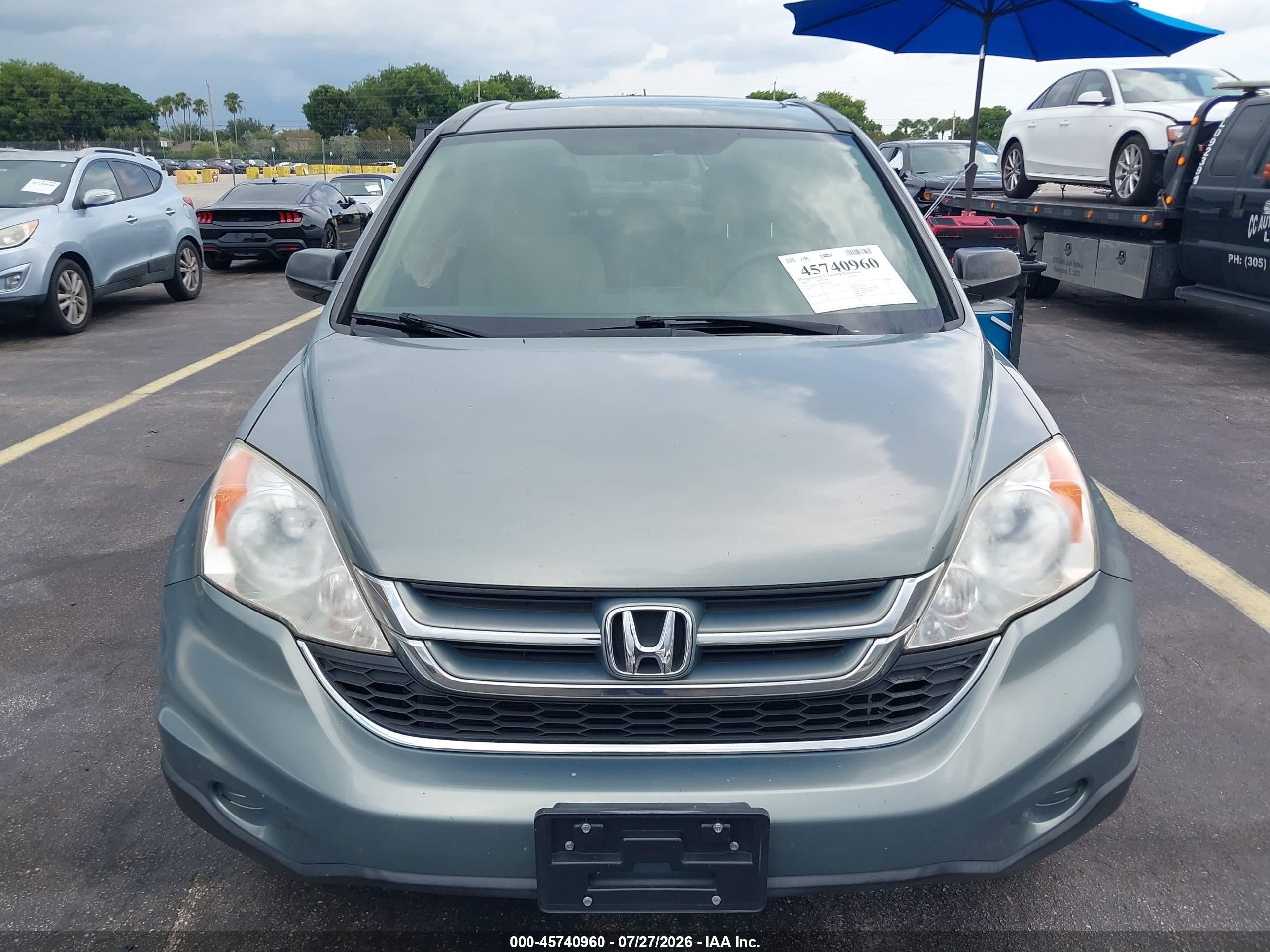 2011 Honda Cr-v Ex Gray vin: JHLRE4H58BC014765