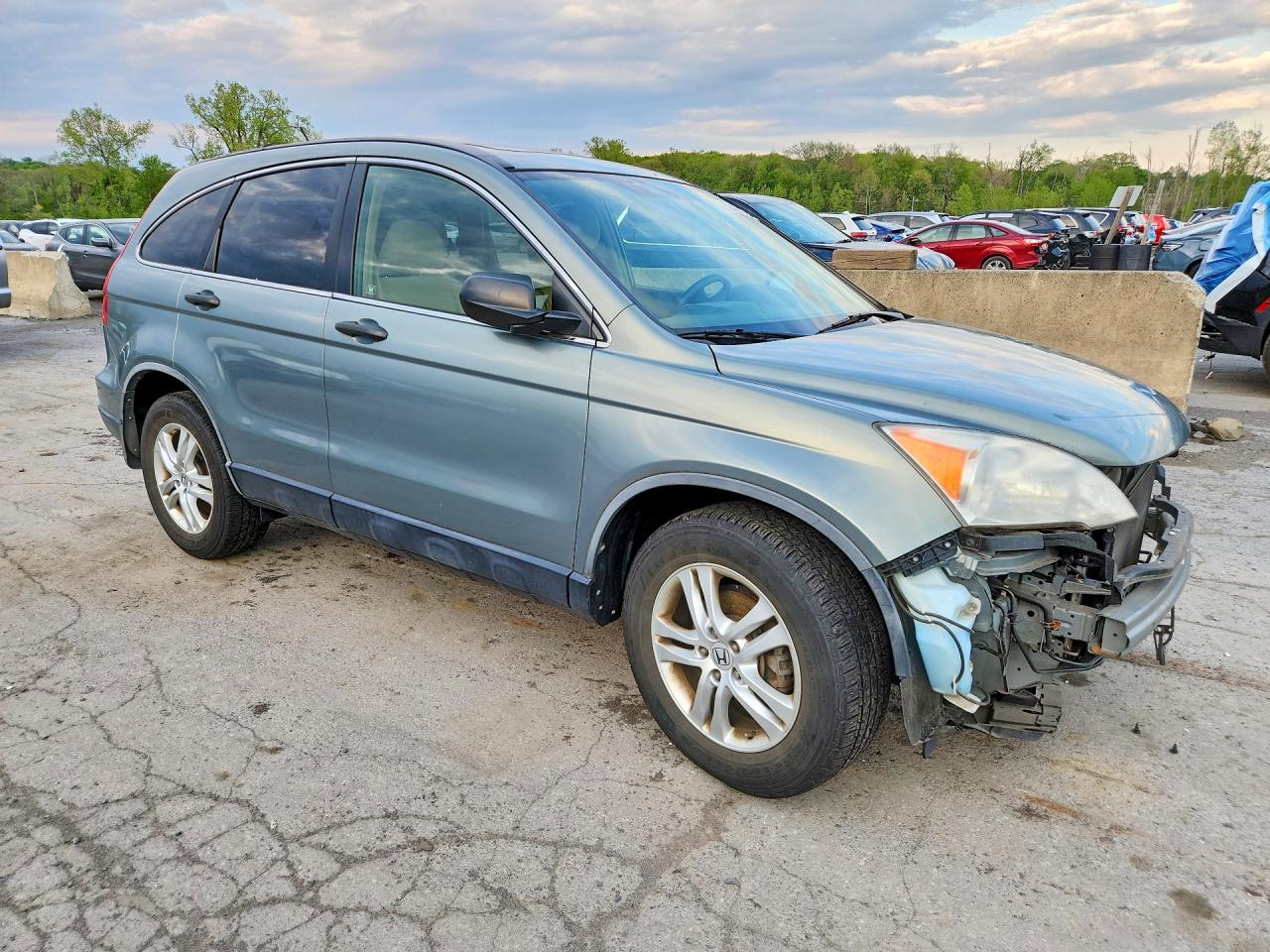 2011 Honda Cr-v Ex Teal vin: JHLRE4H59BC032126