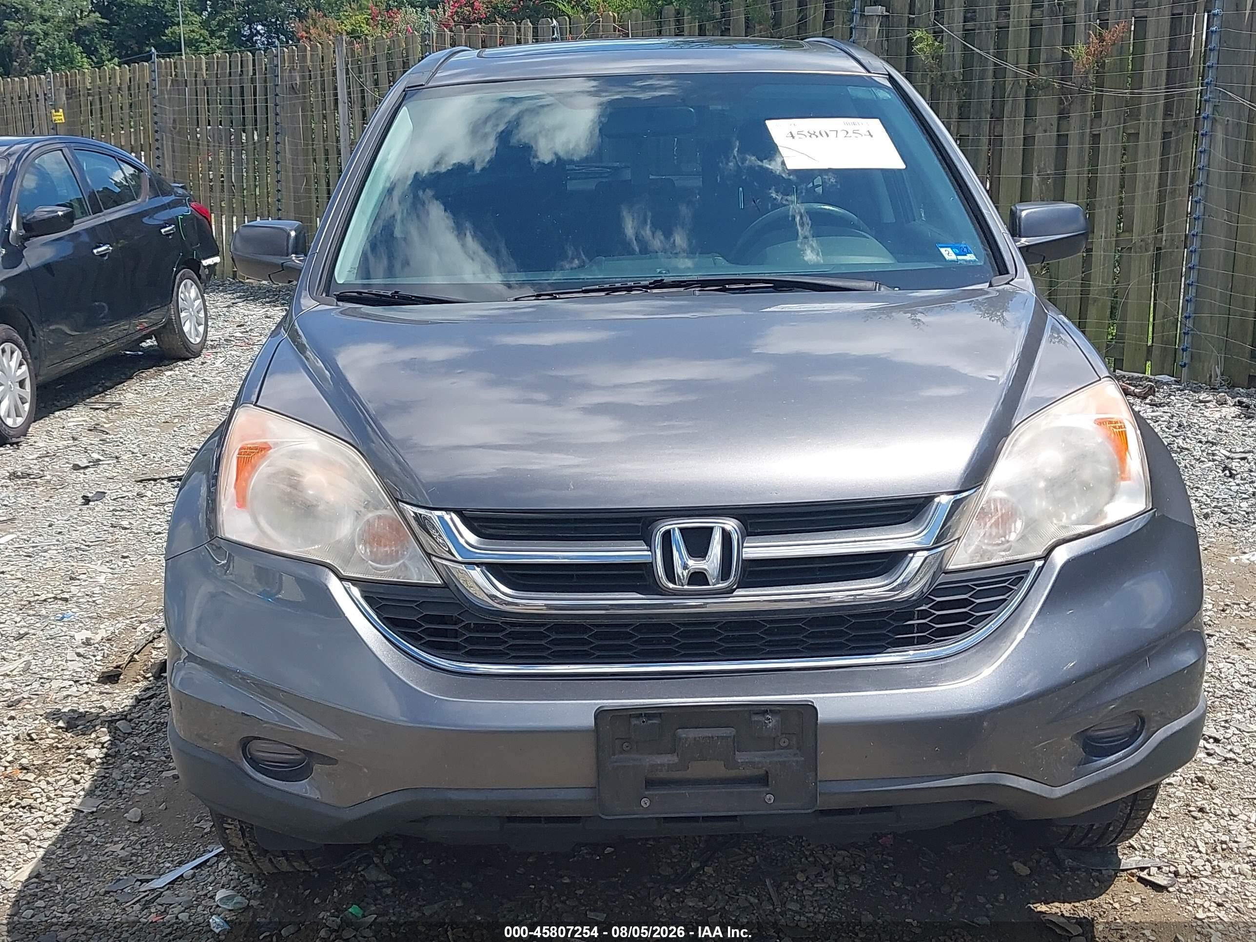 2011 Honda Cr-v Ex Gray vin: JHLRE4H5XBC035102