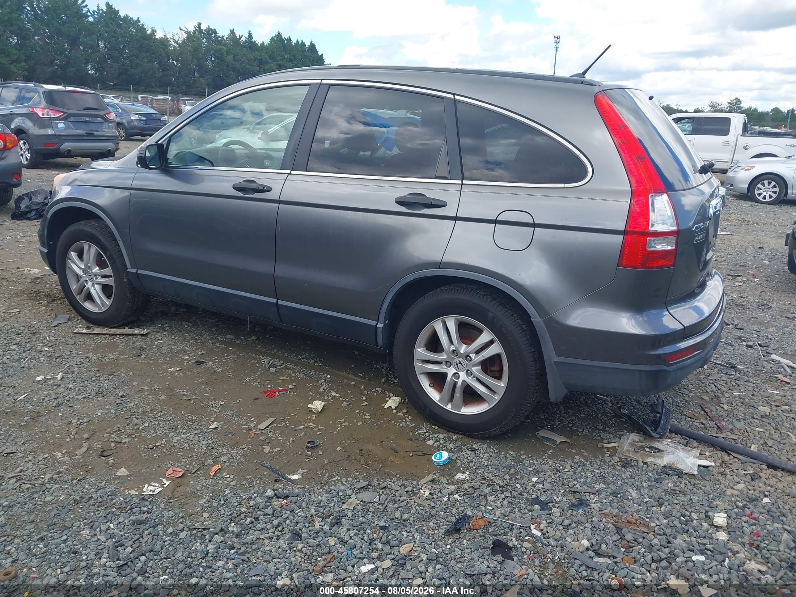 2011 Honda Cr-v Ex Gray vin: JHLRE4H5XBC035102