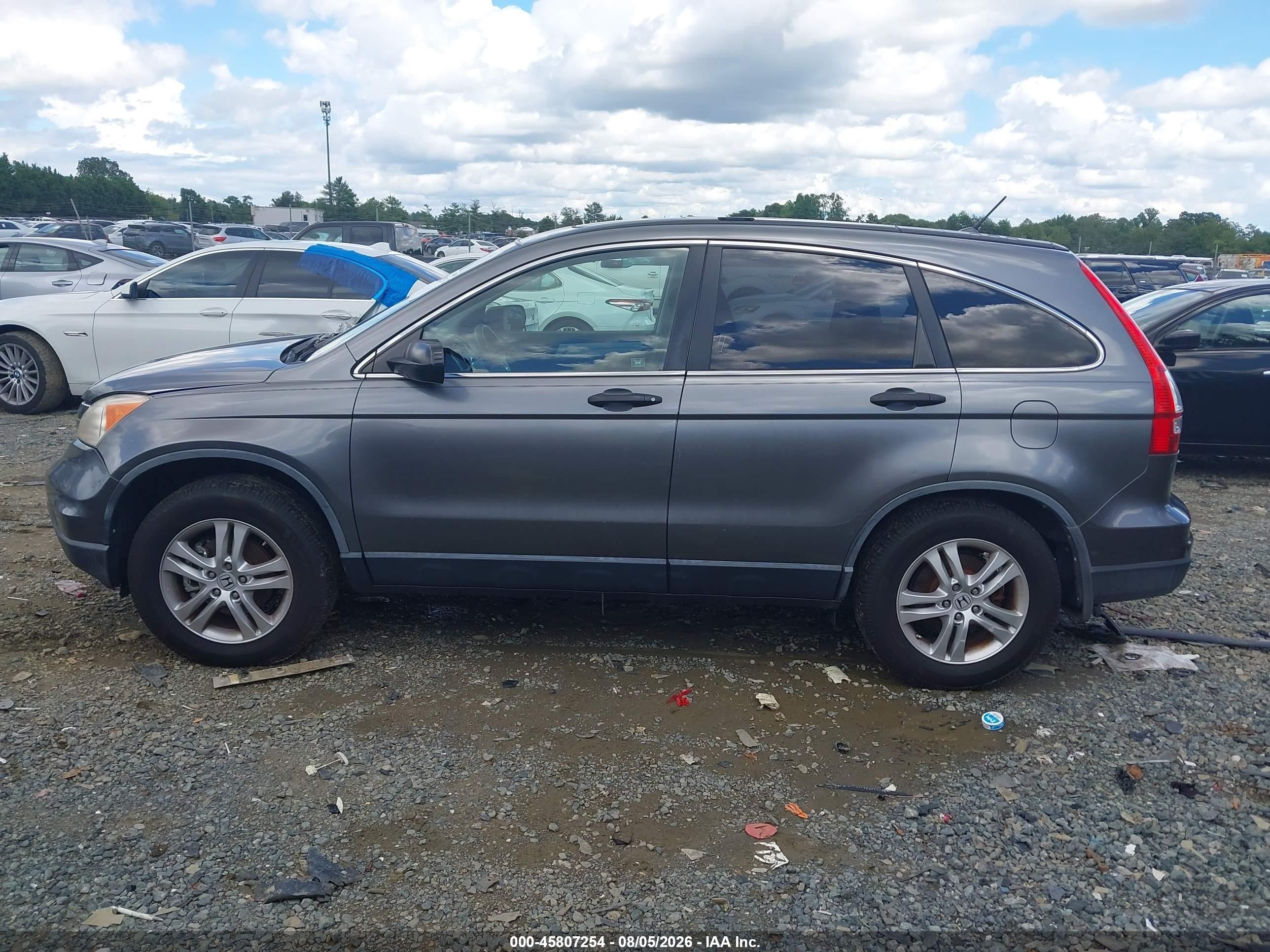 2011 Honda Cr-v Ex Gray vin: JHLRE4H5XBC035102