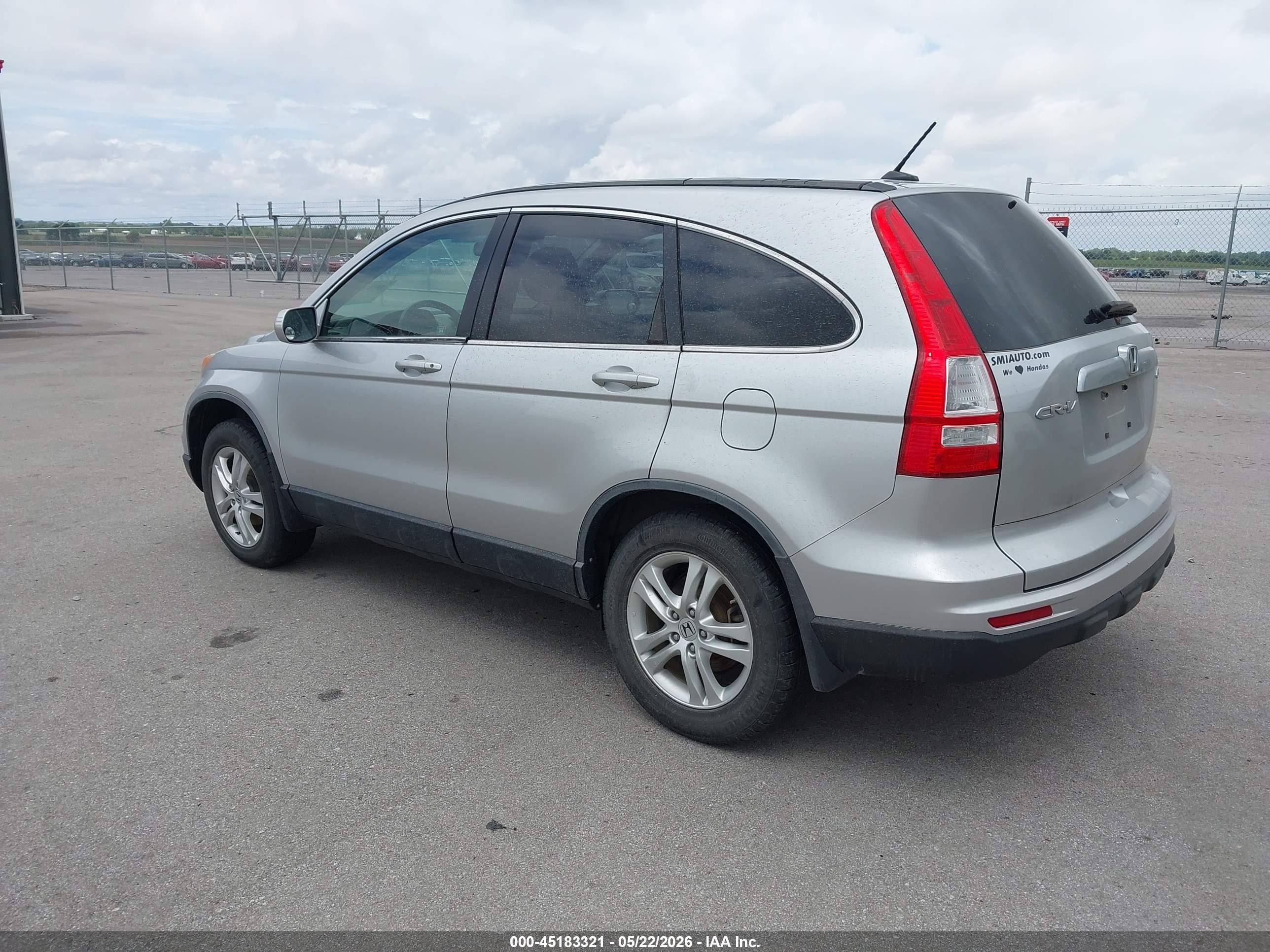 2011 Honda Cr-v Ex-l Silver vin: JHLRE4H70BC017080