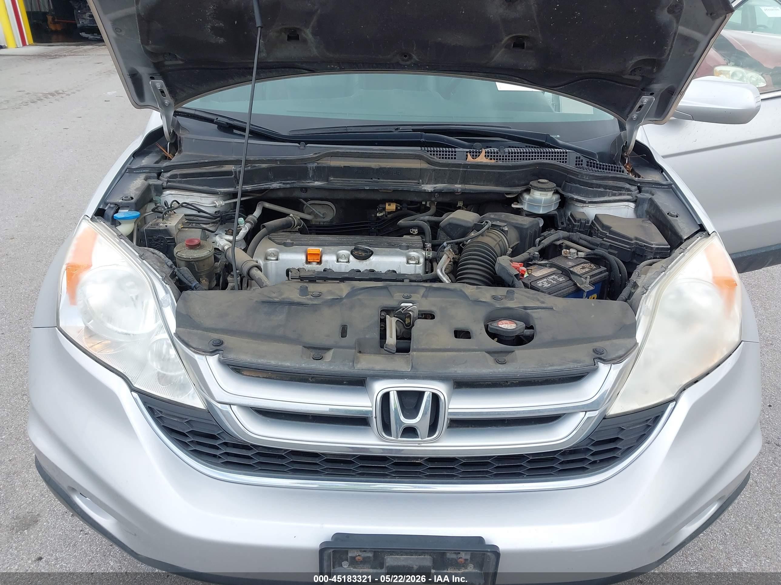2011 Honda Cr-v Ex-l Silver vin: JHLRE4H70BC017080