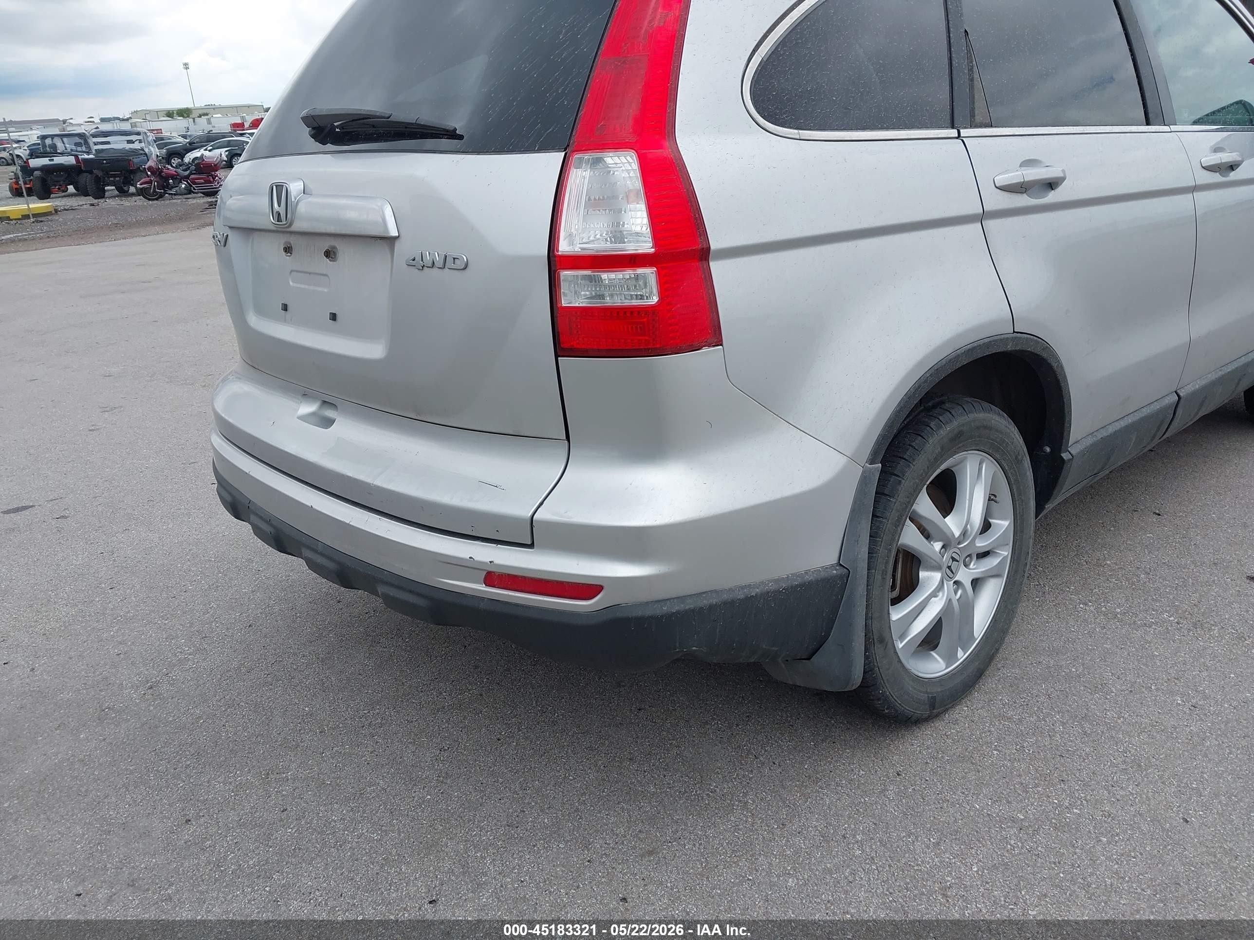 2011 Honda Cr-v Ex-l Silver vin: JHLRE4H70BC017080