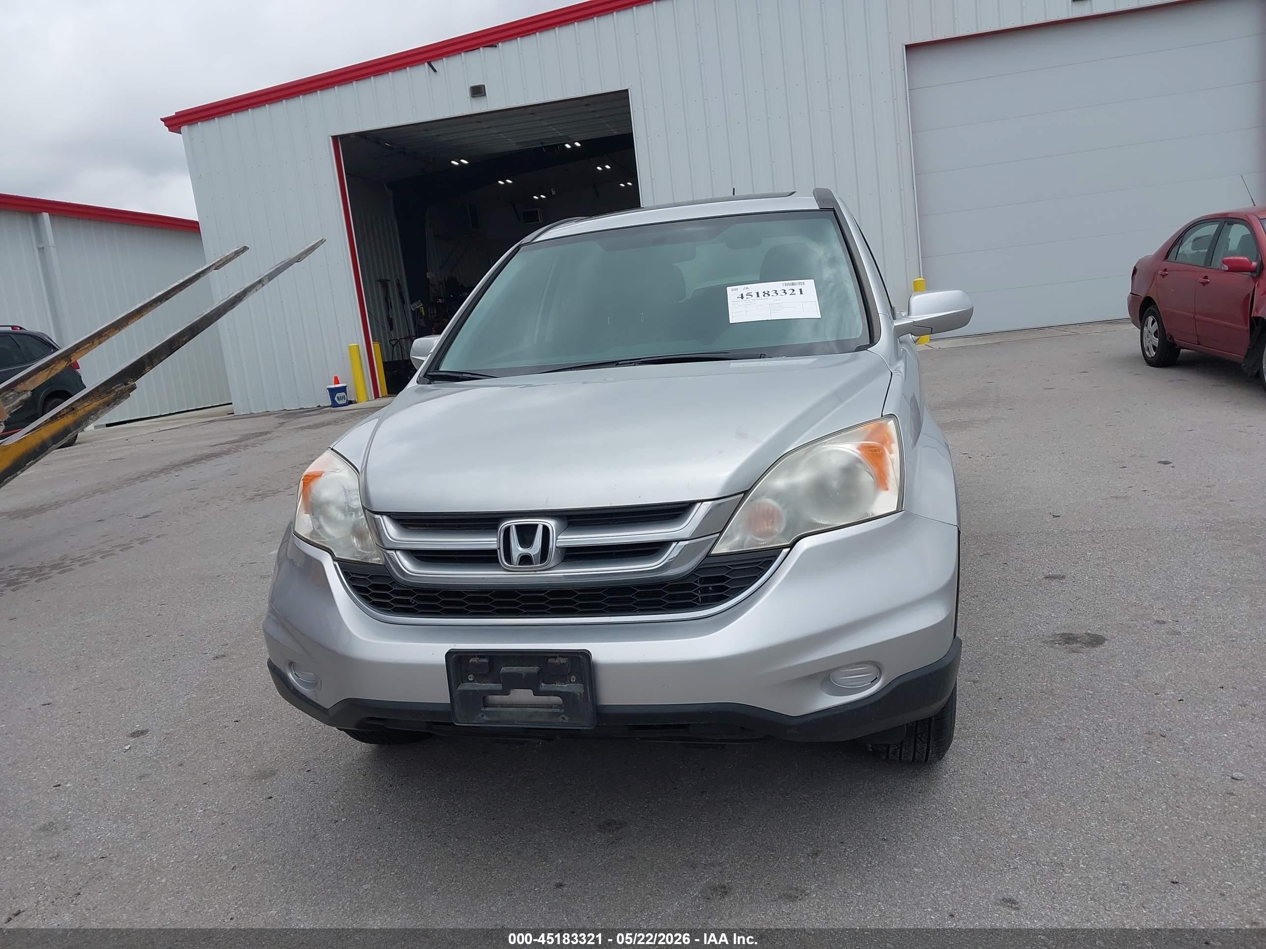 2011 Honda Cr-v Ex-l Silver vin: JHLRE4H70BC017080