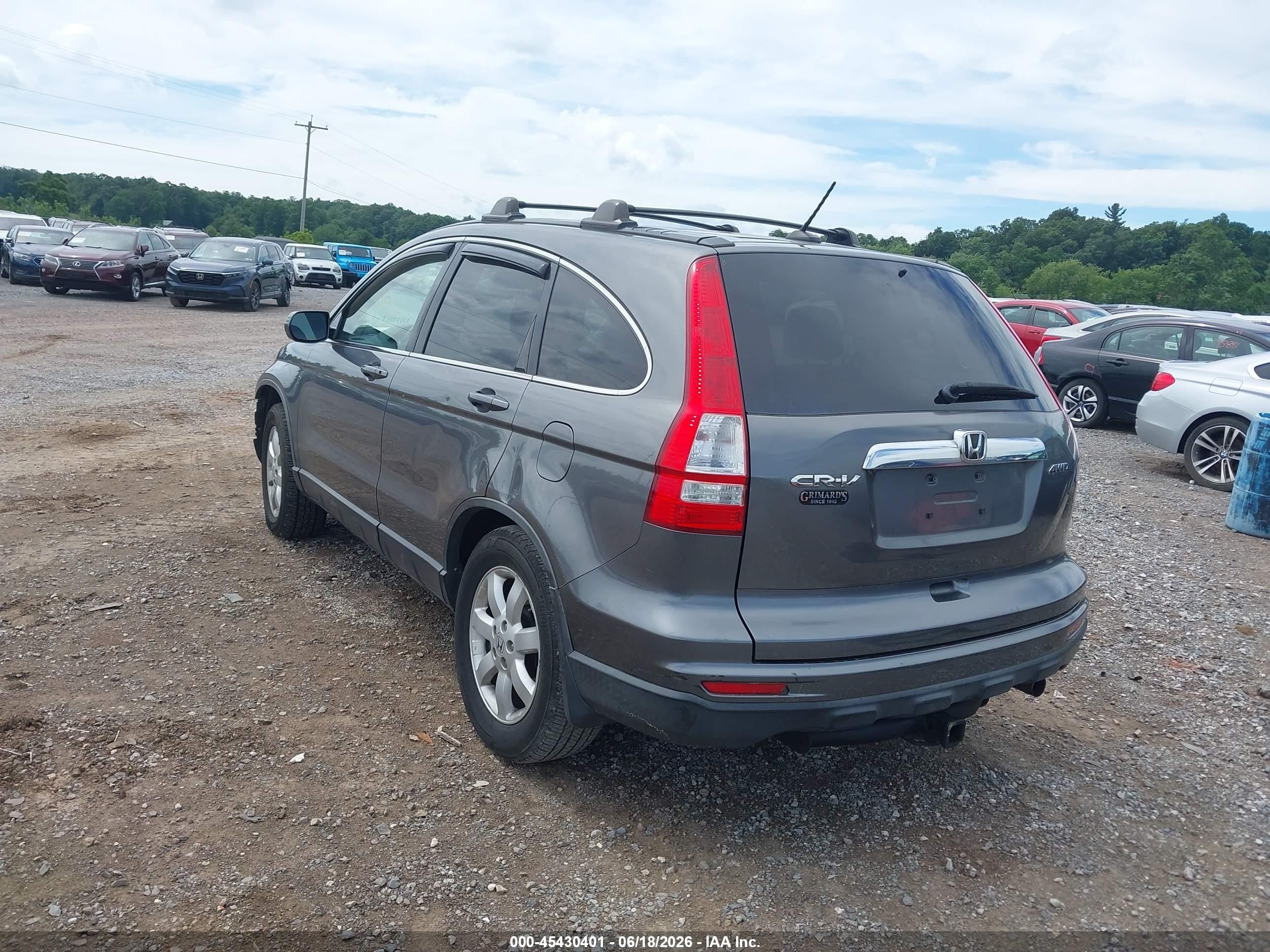 2011 Honda Cr-v Ex-l Gray vin: JHLRE4H70BC018892