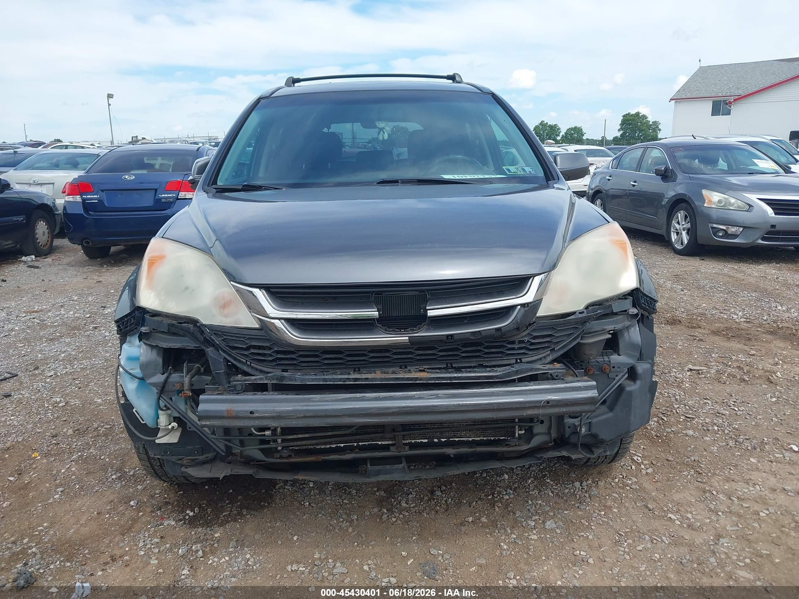 2011 Honda Cr-v Ex-l Gray vin: JHLRE4H70BC018892