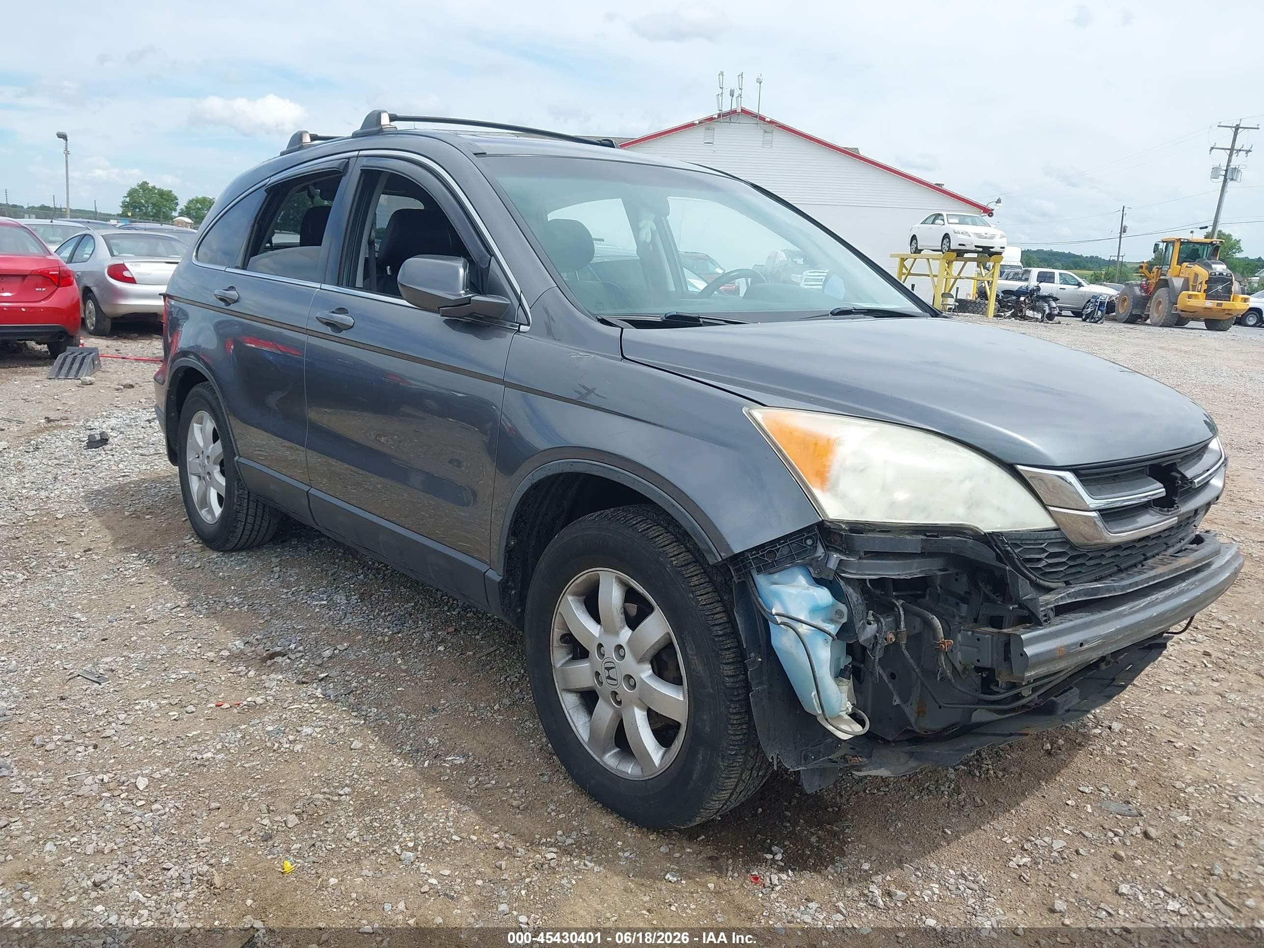 2011 Honda Cr-v Ex-l Gray vin: JHLRE4H70BC018892