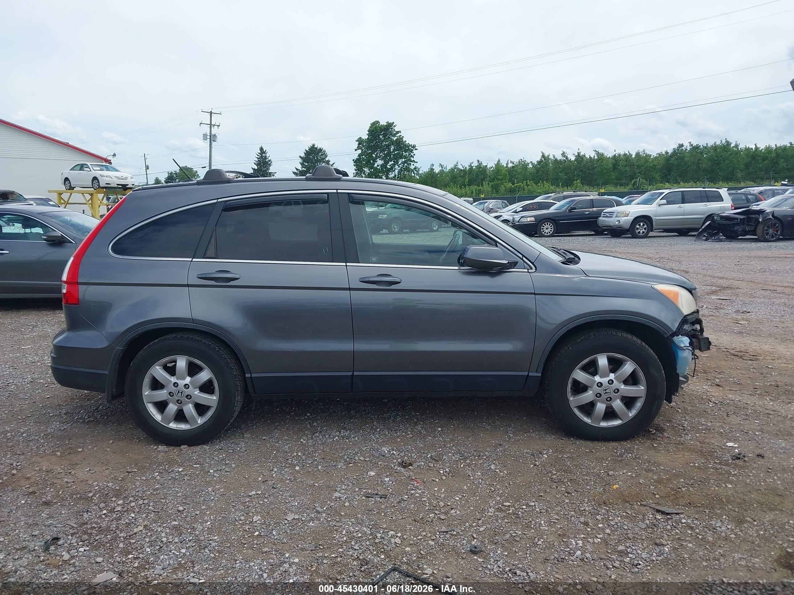 2011 Honda Cr-v Ex-l Gray vin: JHLRE4H70BC018892